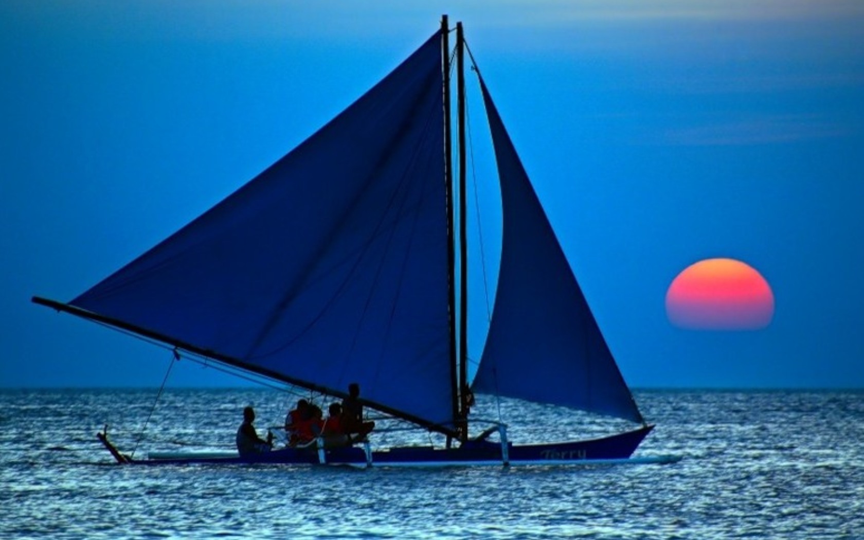 Laden Sie das Transport, Sunset, Sea, Landschaft-Bild kostenlos auf Ihren PC-Desktop herunter