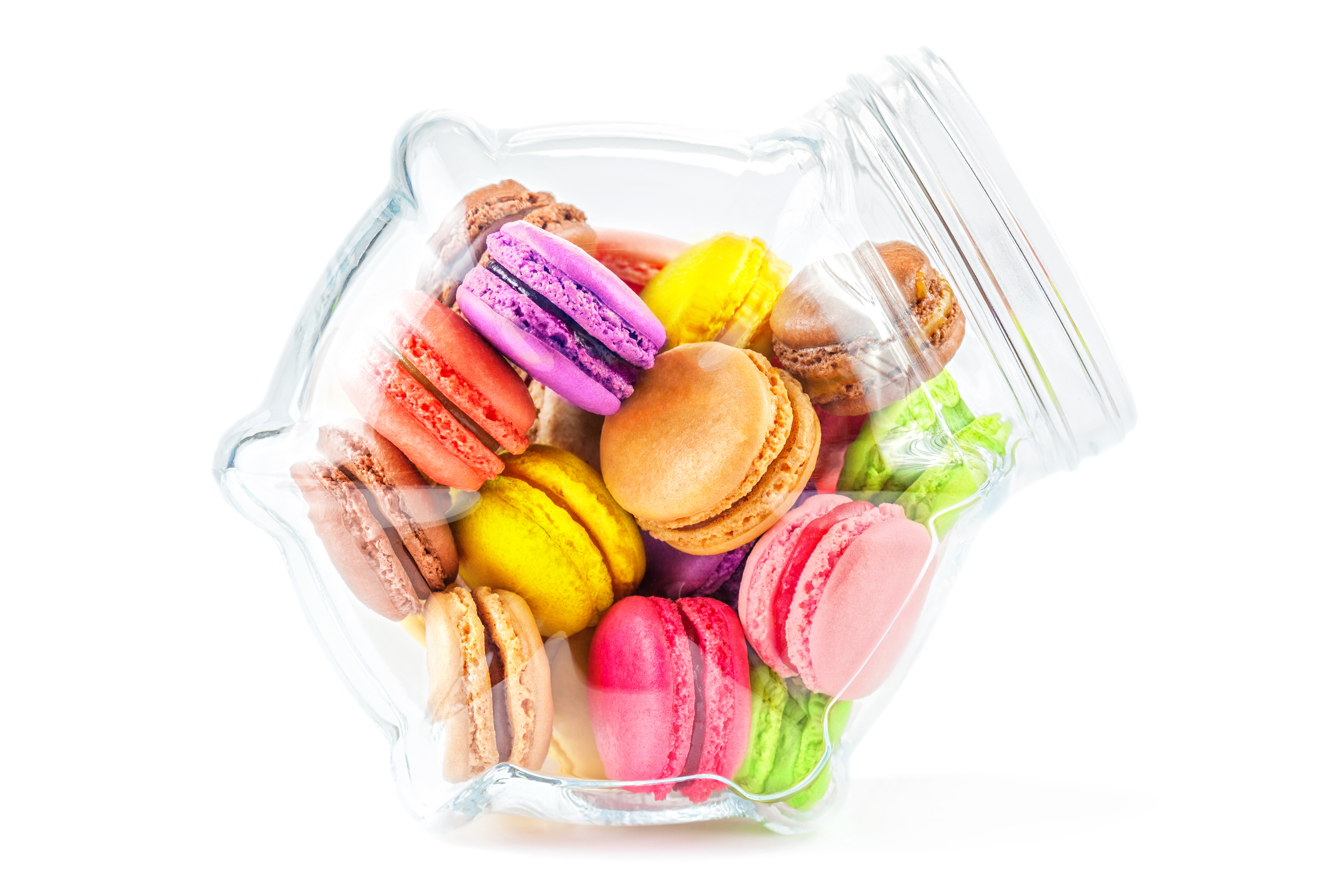 Free download wallpaper Food, Colors, Jar, Sweets, Macaron on your PC desktop