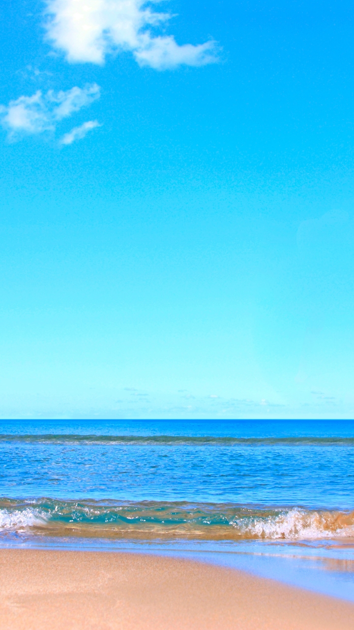 Download mobile wallpaper Sky, Sea, Beach, Horizon, Earth, Scenic for free.