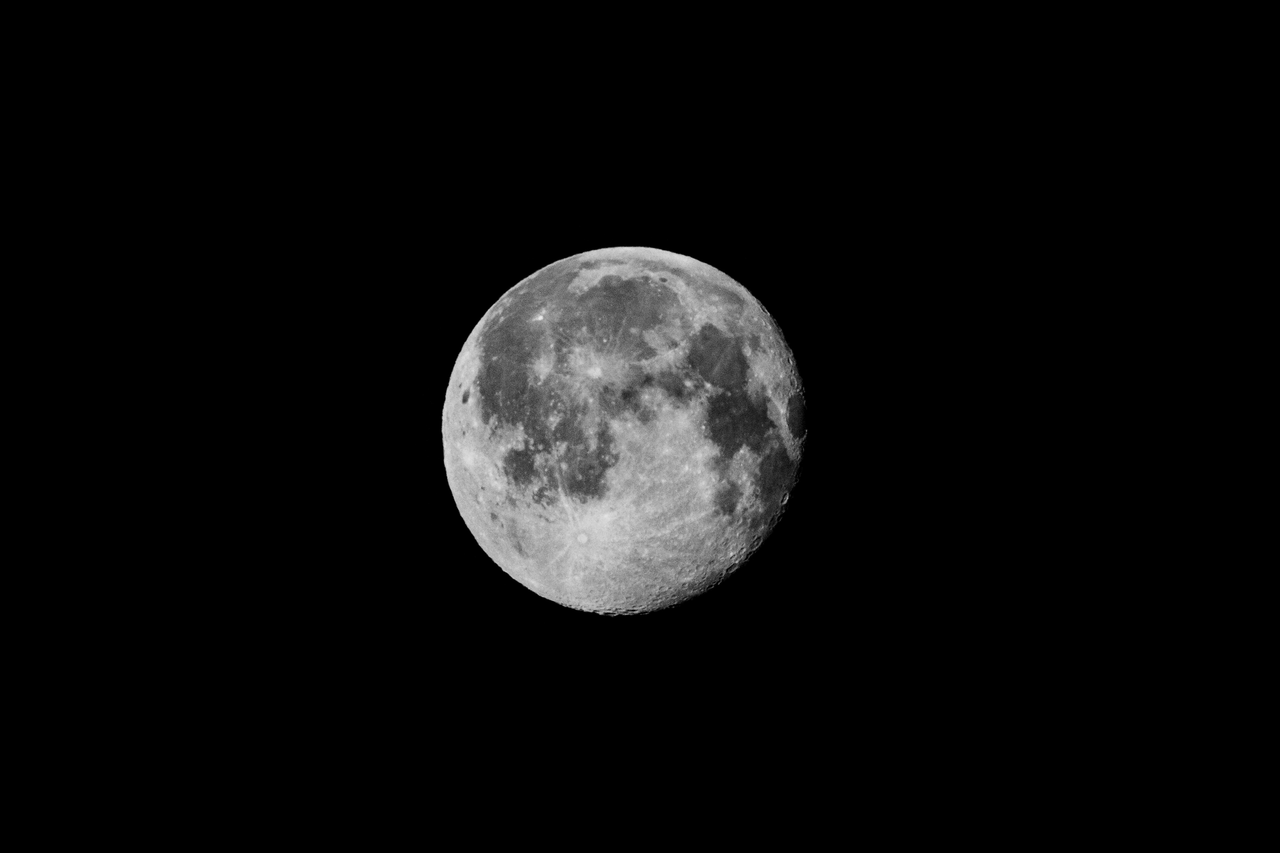 moon, universe, night, dark, full moon Free Background