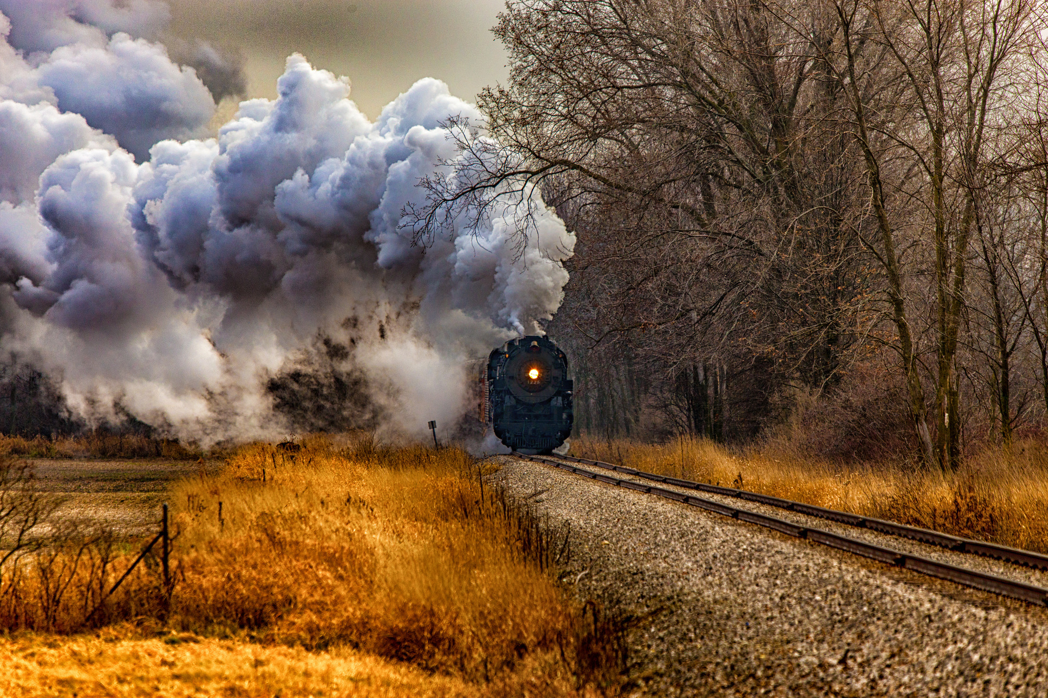 Download mobile wallpaper Smoke, Train, Locomotive, Vehicles for free.