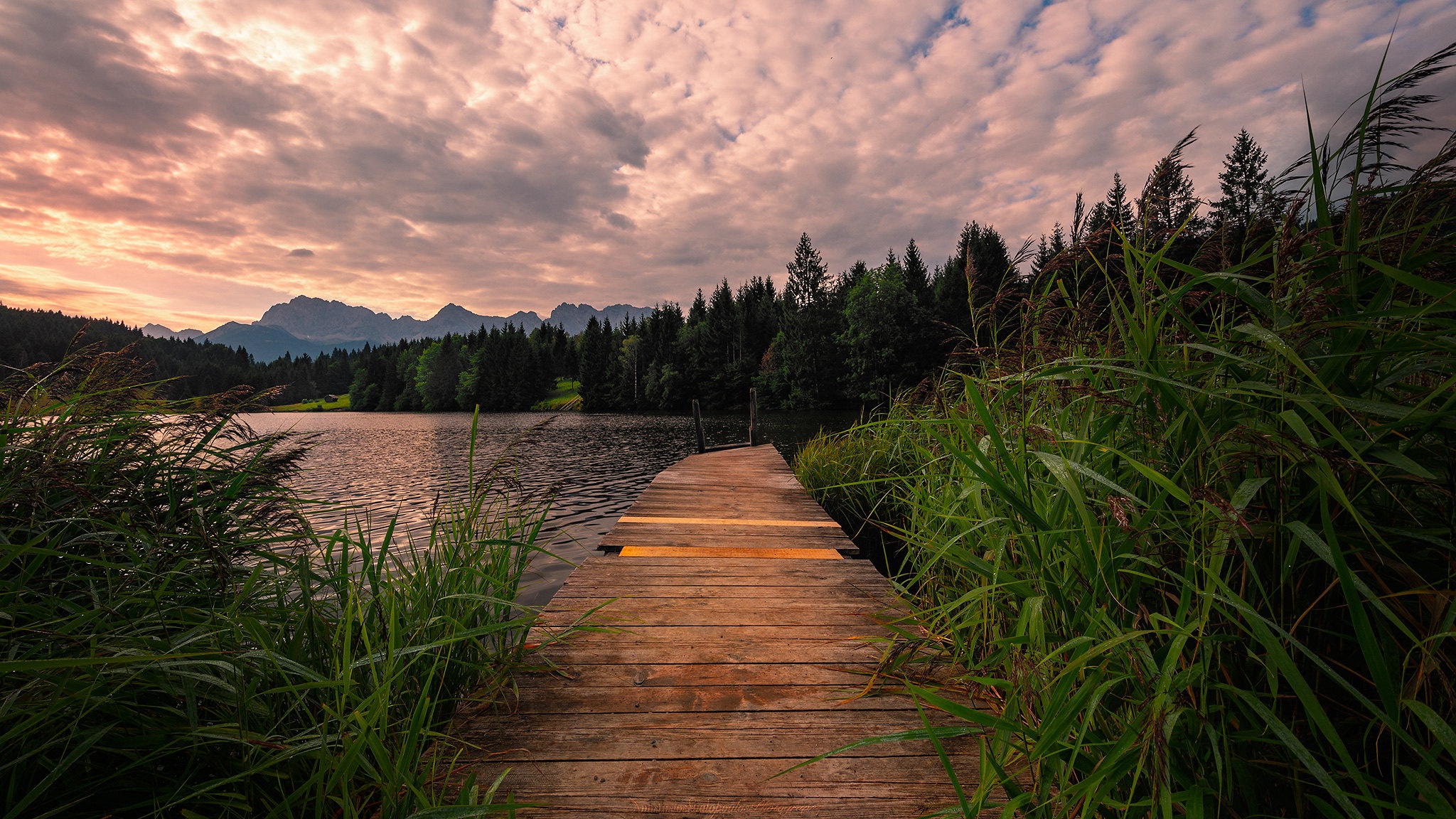 Free download wallpaper Lakes, Lake, Photography, Boardwalk on your PC desktop