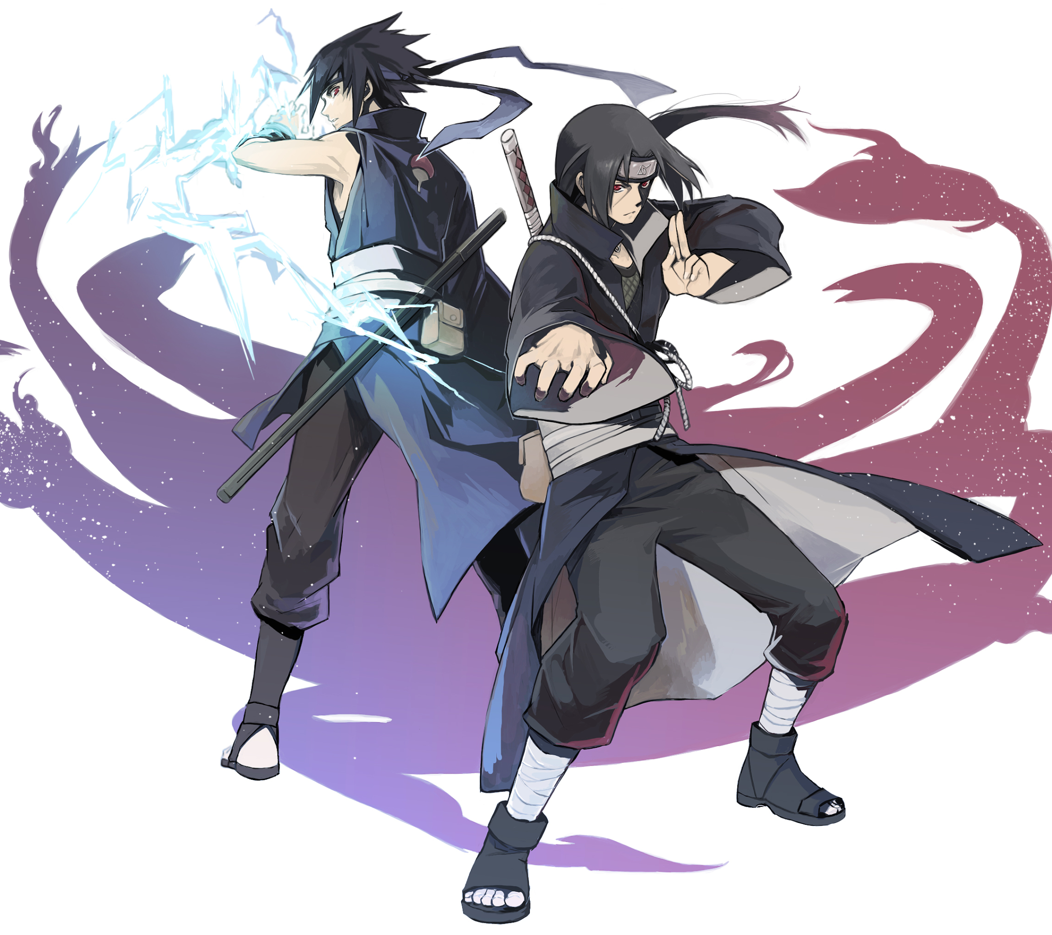 Baixar papel de parede para celular de Anime, Naruto, Sasuke Uchiha, Itachi Uchiha gratuito.