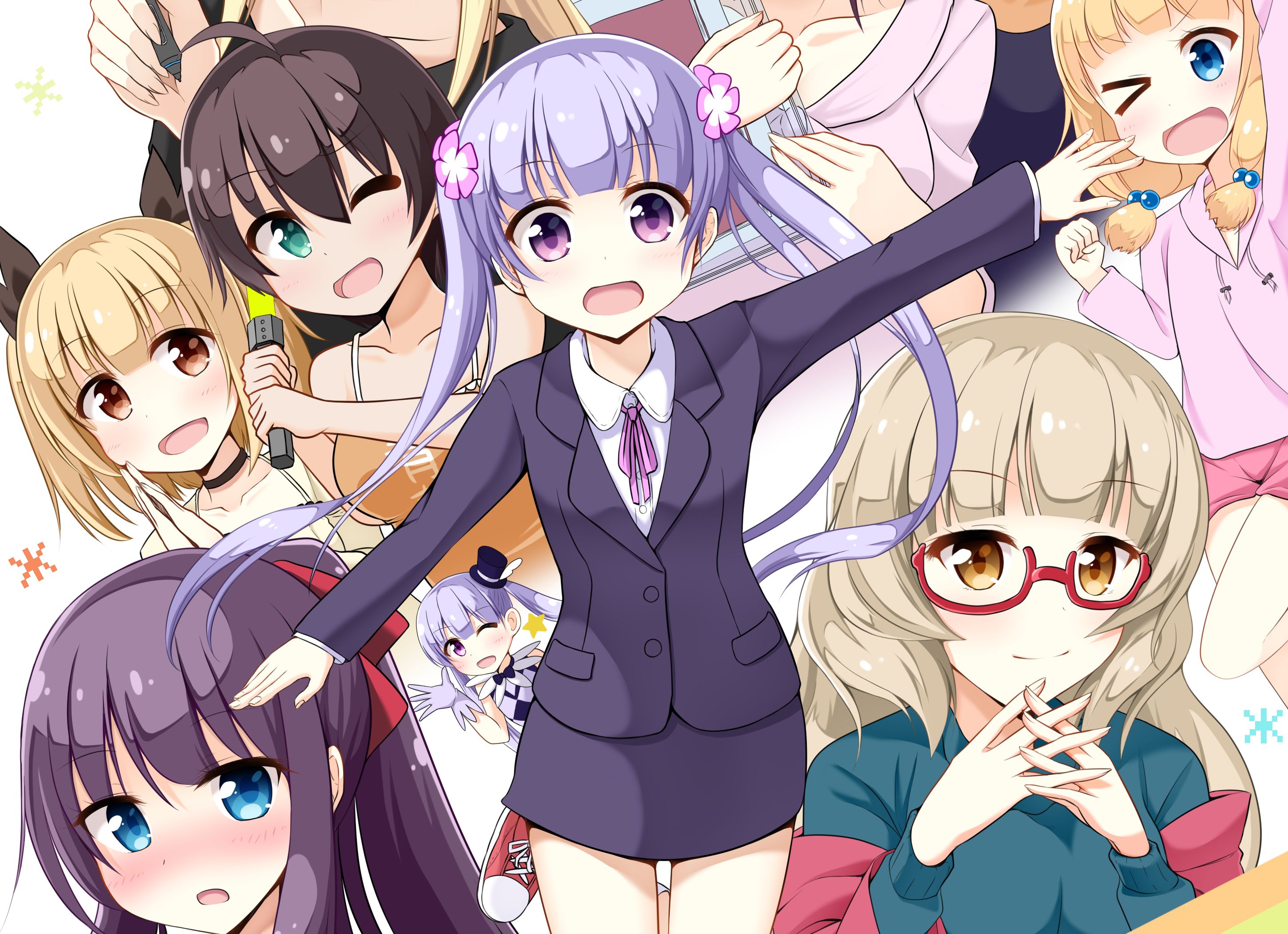 Free download wallpaper Anime, New Game! on your PC desktop