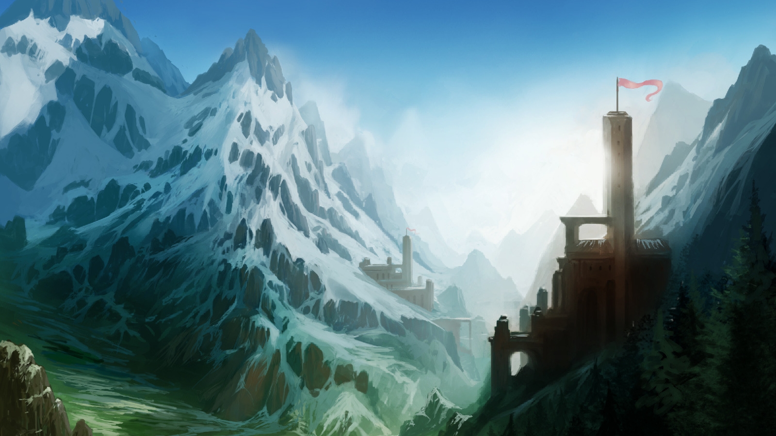 Free download wallpaper Fantasy, Castles, Castle on your PC desktop