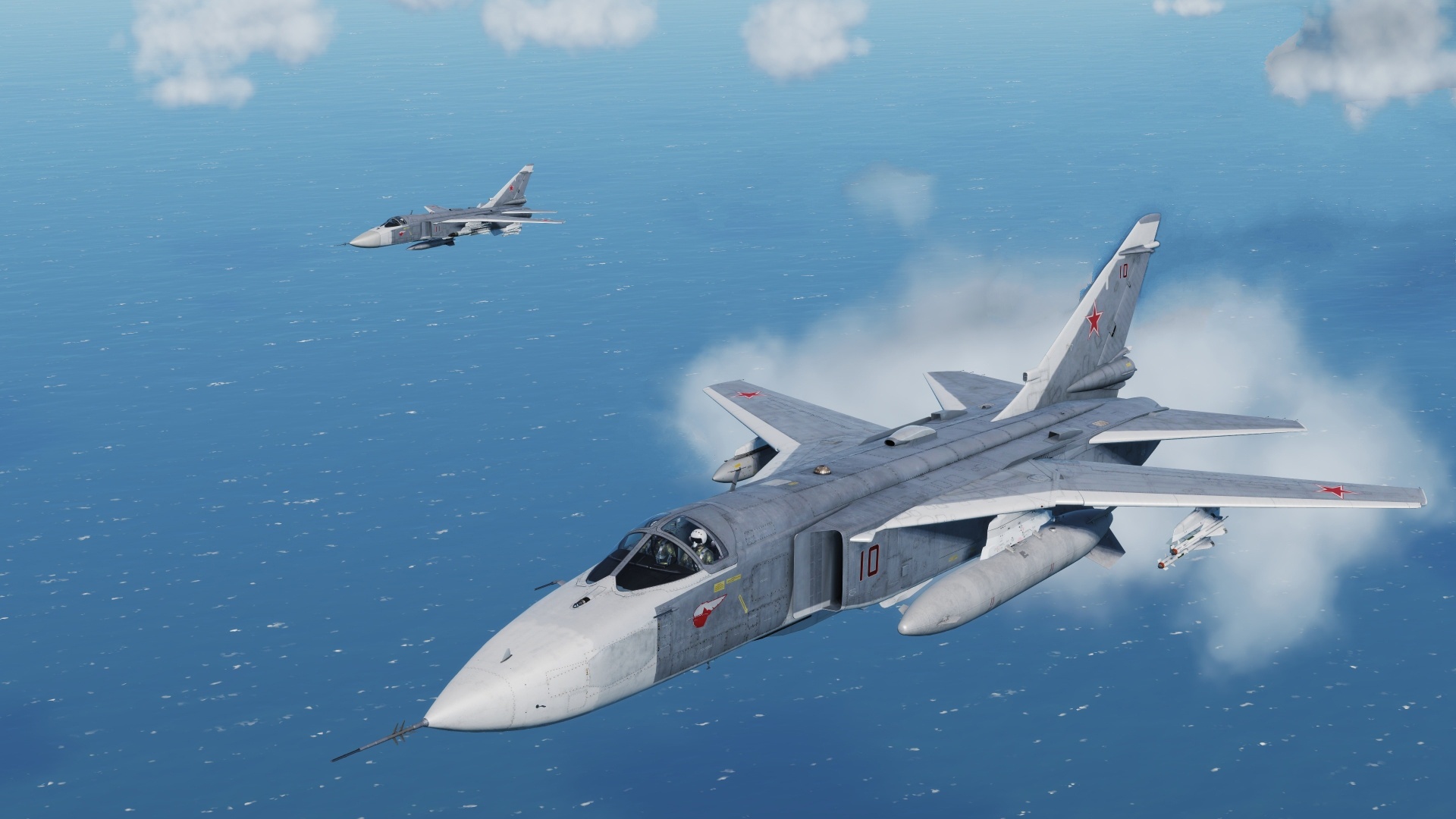 military, sukhoi su 24, bomber, warship, jet fighters