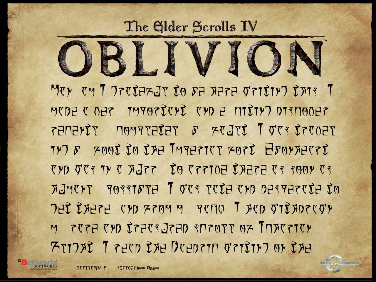 video game, the elder scrolls iv: oblivion