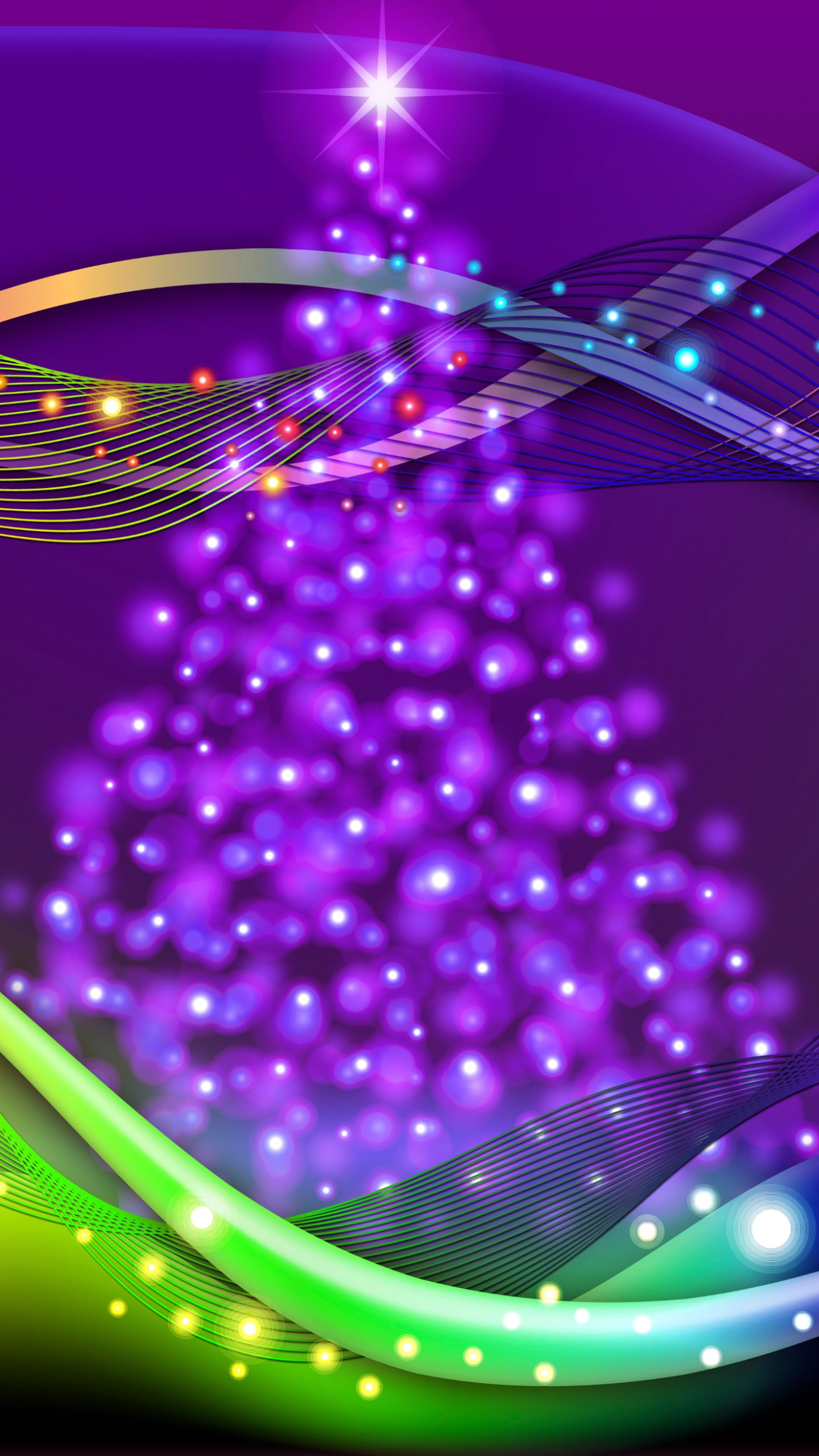 Baixar papel de parede para celular de Natal, Colorido, Árvore De Natal, Brilhos, Enfeites De Natal, Feriados gratuito.