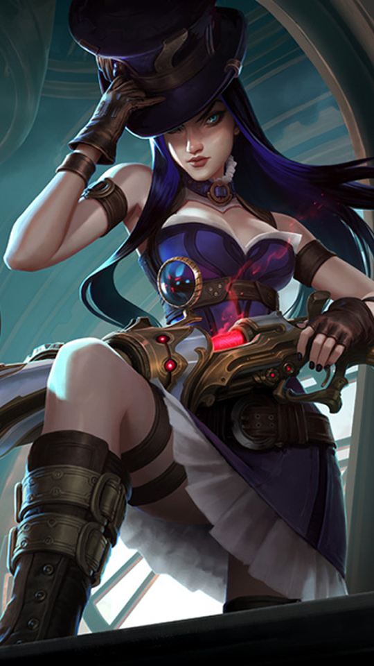 Baixar papel de parede para celular de League Of Legends, Videogame, Caitlyn (Liga Das Lendas) gratuito.