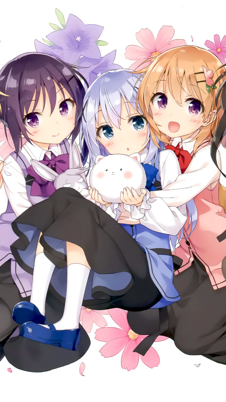 Descarga gratuita de fondo de pantalla para móvil de Animado, Gochuumon Wa Usagi Desu Ka?.