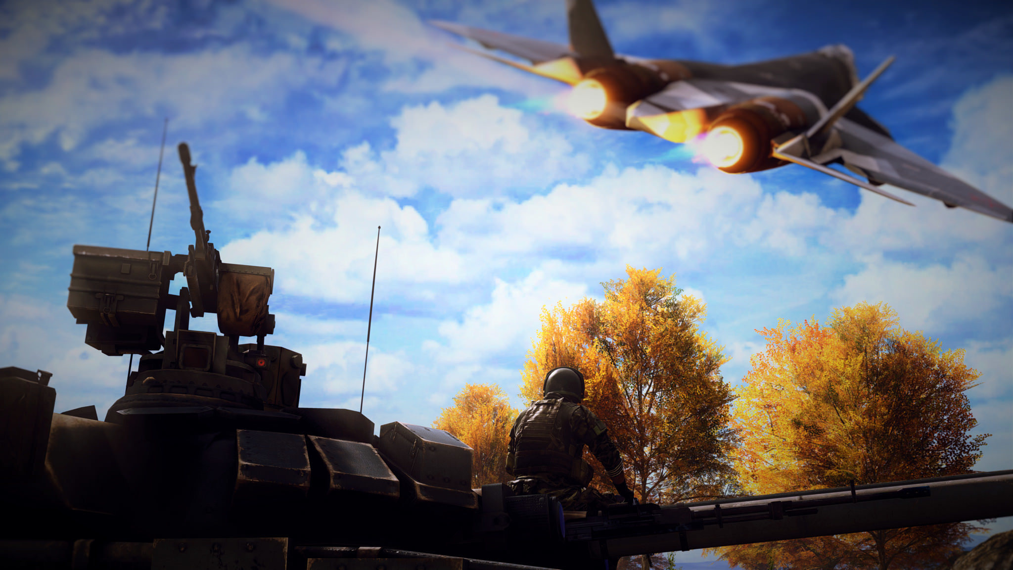 Скачать обои бесплатно Реактивный Истребитель, Видеоигры, Танк, Поле Битвы, Battlefield 4 картинка на рабочий стол ПК
