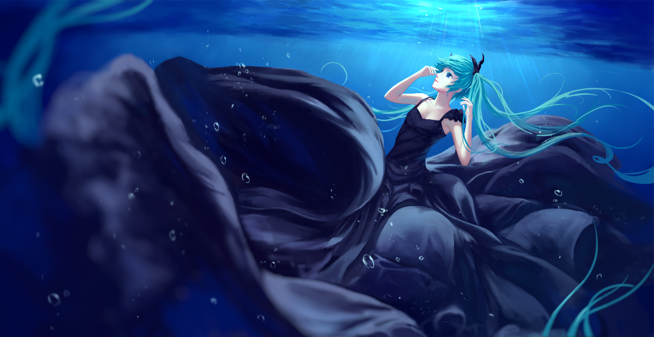 Free download wallpaper Anime, Dark, Vocaloid, Hatsune Miku on your PC desktop