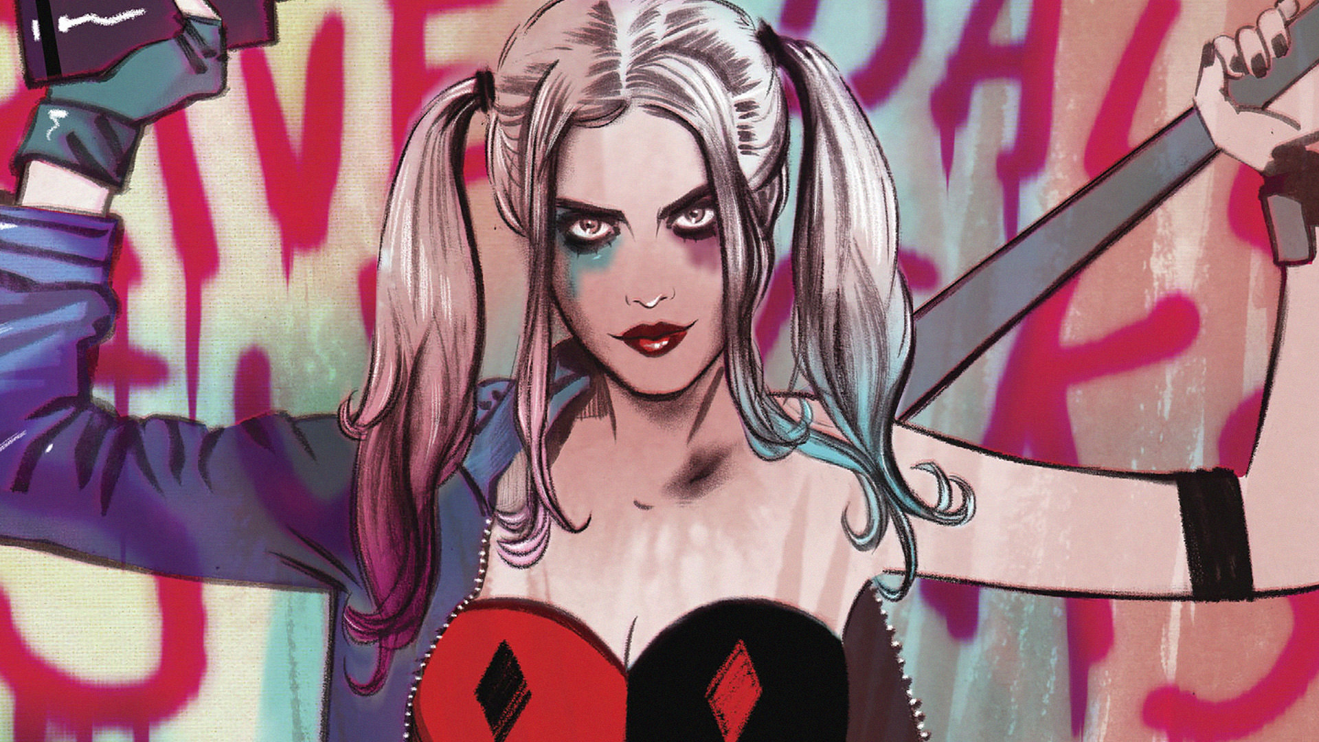Descarga gratuita de fondo de pantalla para móvil de Historietas, Harley Quinn, Guasón, Dc Comics.