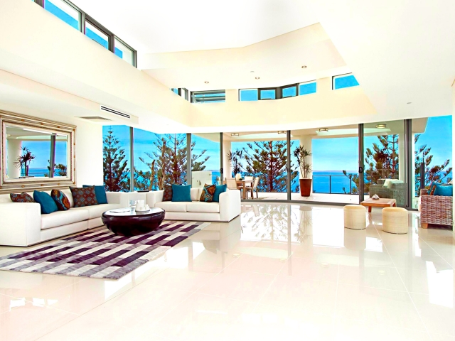 interior, man made, room, architecture, villa, terrace, reflection mobile wallpaper