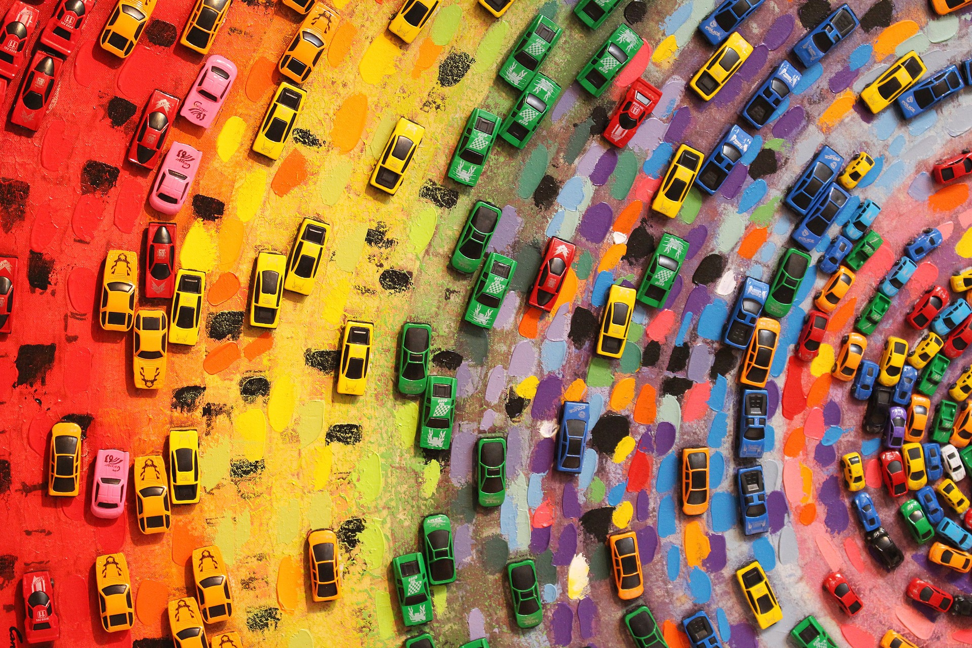Handy-Wallpaper Spielzeug, Farben, Autos, Menschengemacht kostenlos herunterladen.