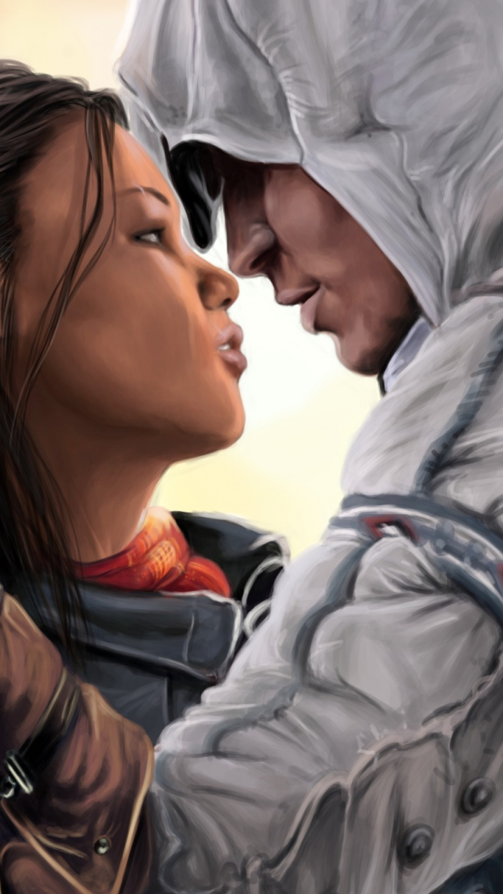 Download mobile wallpaper Assassin's Creed, Love, Couple, Video Game, Connor (Assassin's Creed), Assassin's Creed Iii, Aveline De Grandpré for free.