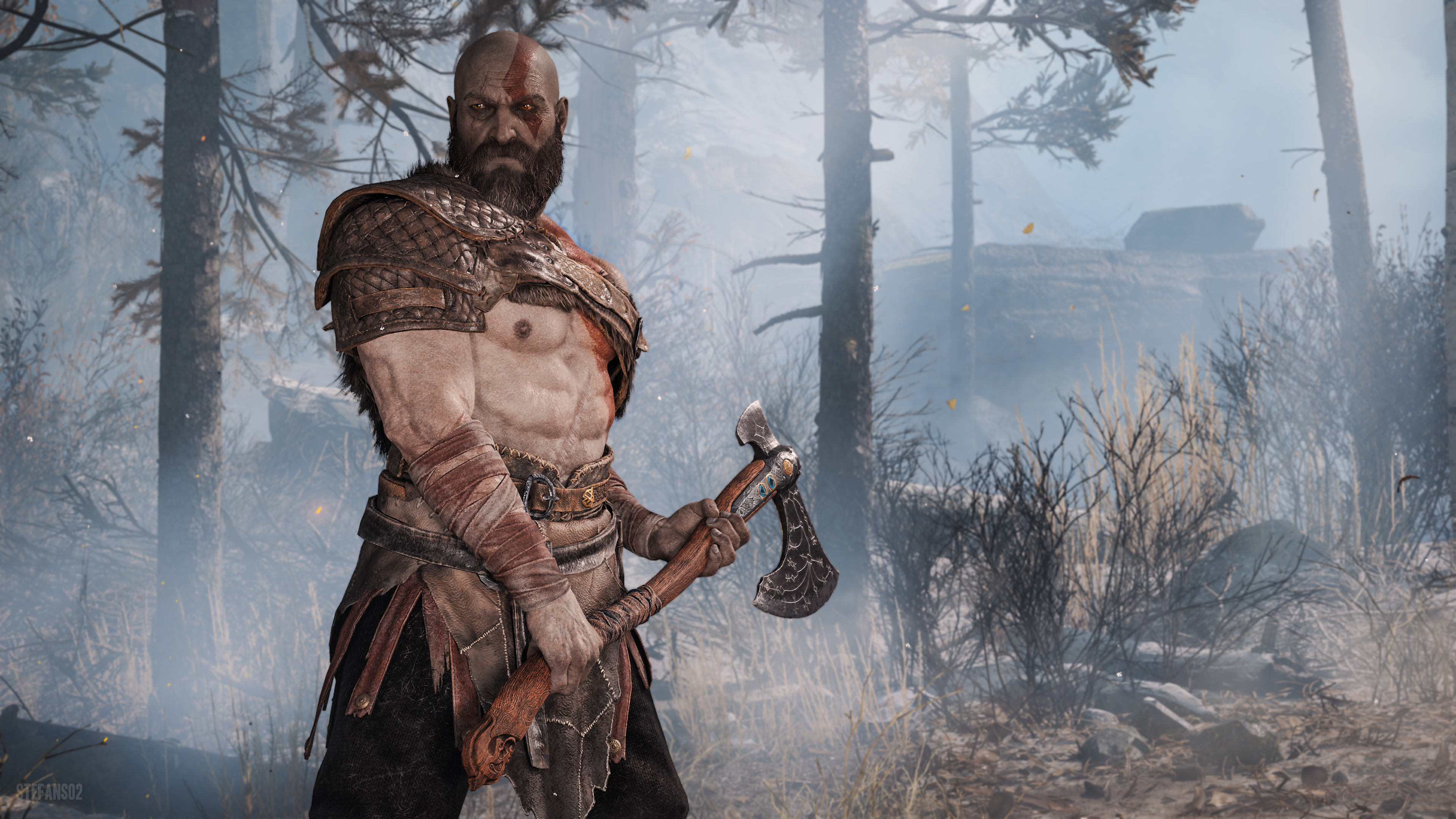 Laden Sie das God Of War, Computerspiele, Kratos (Gott Des Krieges), Gott Des Krieges, Gott Des Krieges (2018)-Bild kostenlos auf Ihren PC-Desktop herunter