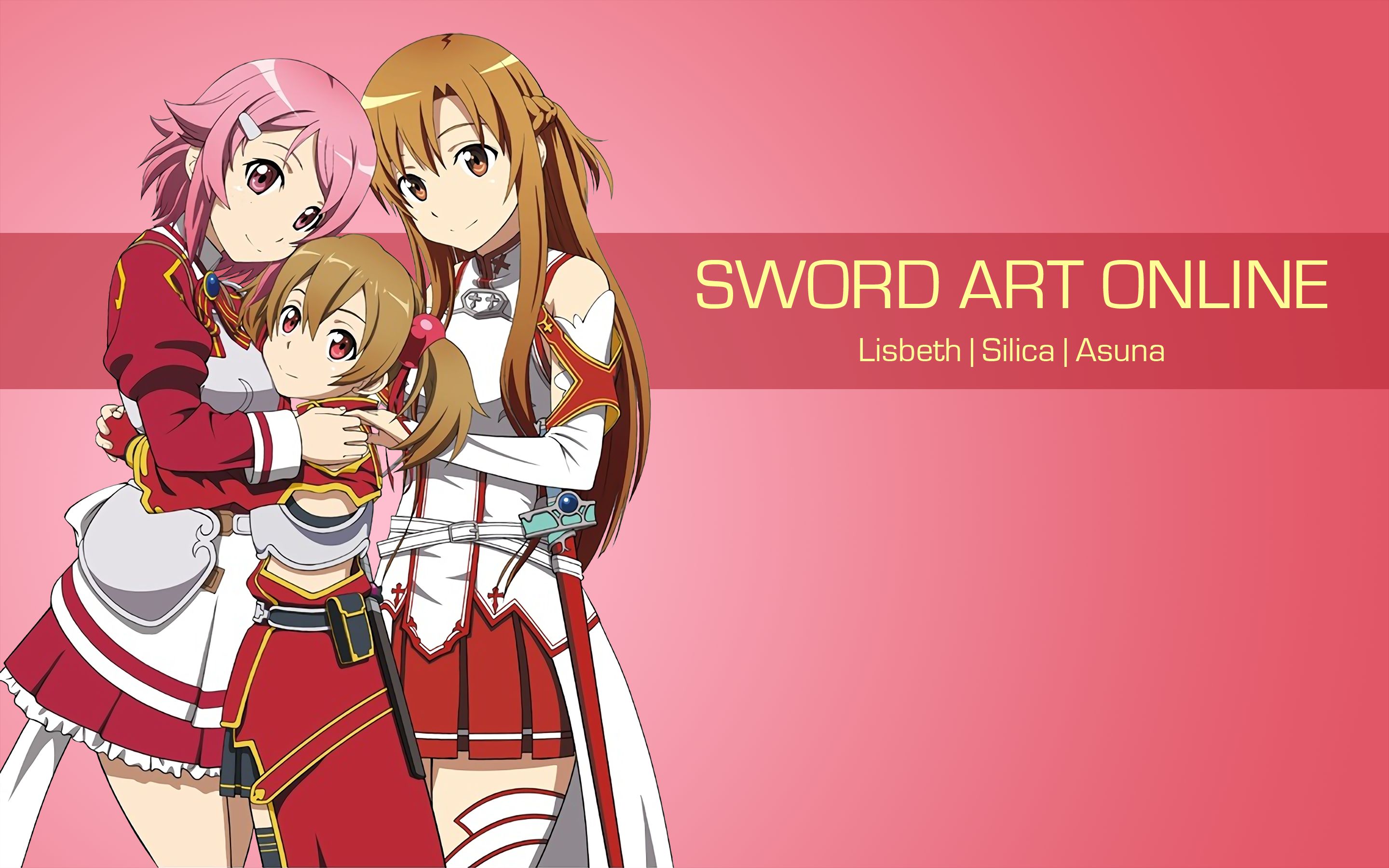 Laden Sie das Animes, Asuna Yuuki, Sword Art Online, Kieselsäure (Schwertkunst Online), Lisbeth (Schwertkunst Online), Rika Shinozaki, Keiko Ayano-Bild kostenlos auf Ihren PC-Desktop herunter