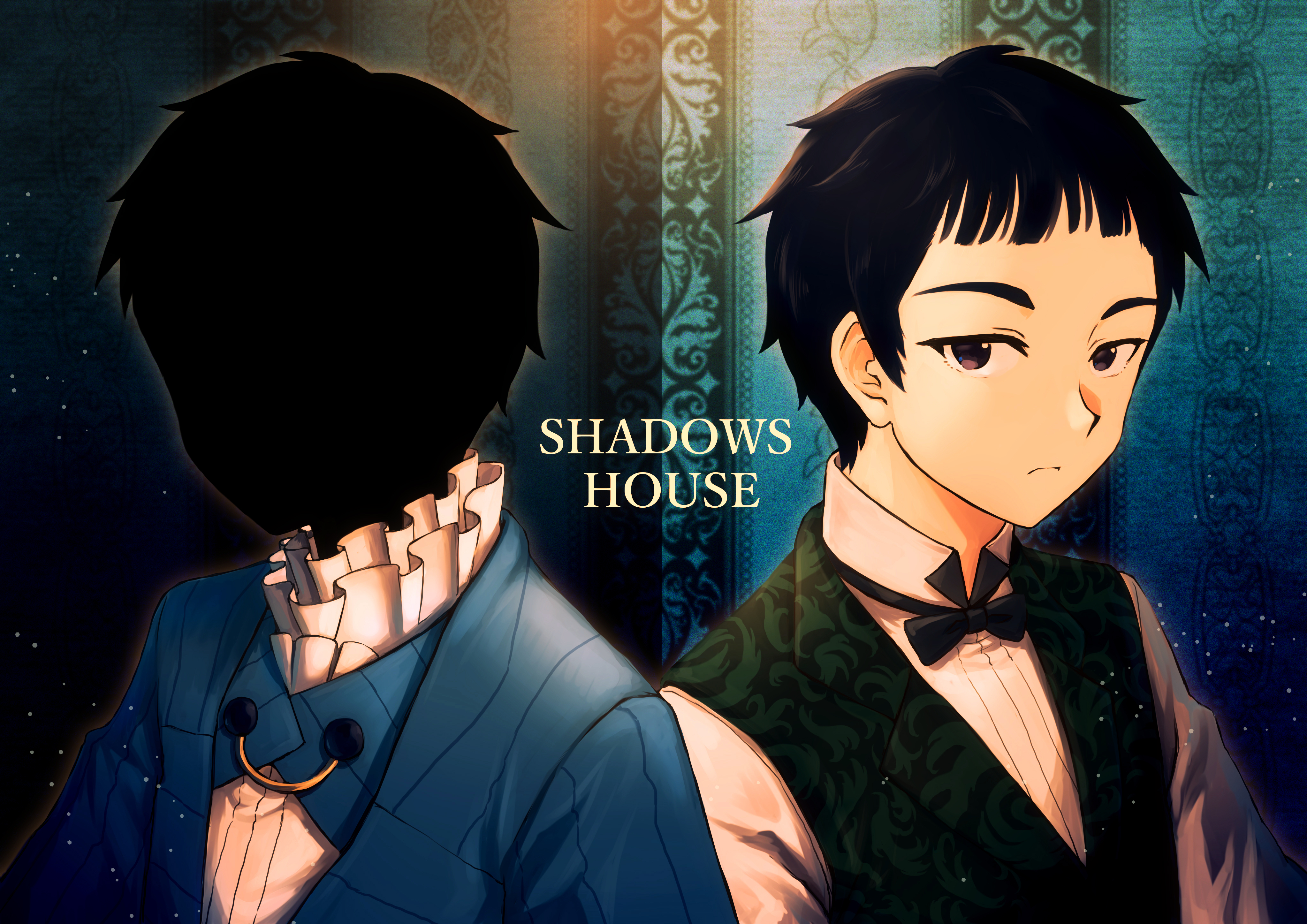 anime, shadows house, john (shadows house), shaun (shadows house)