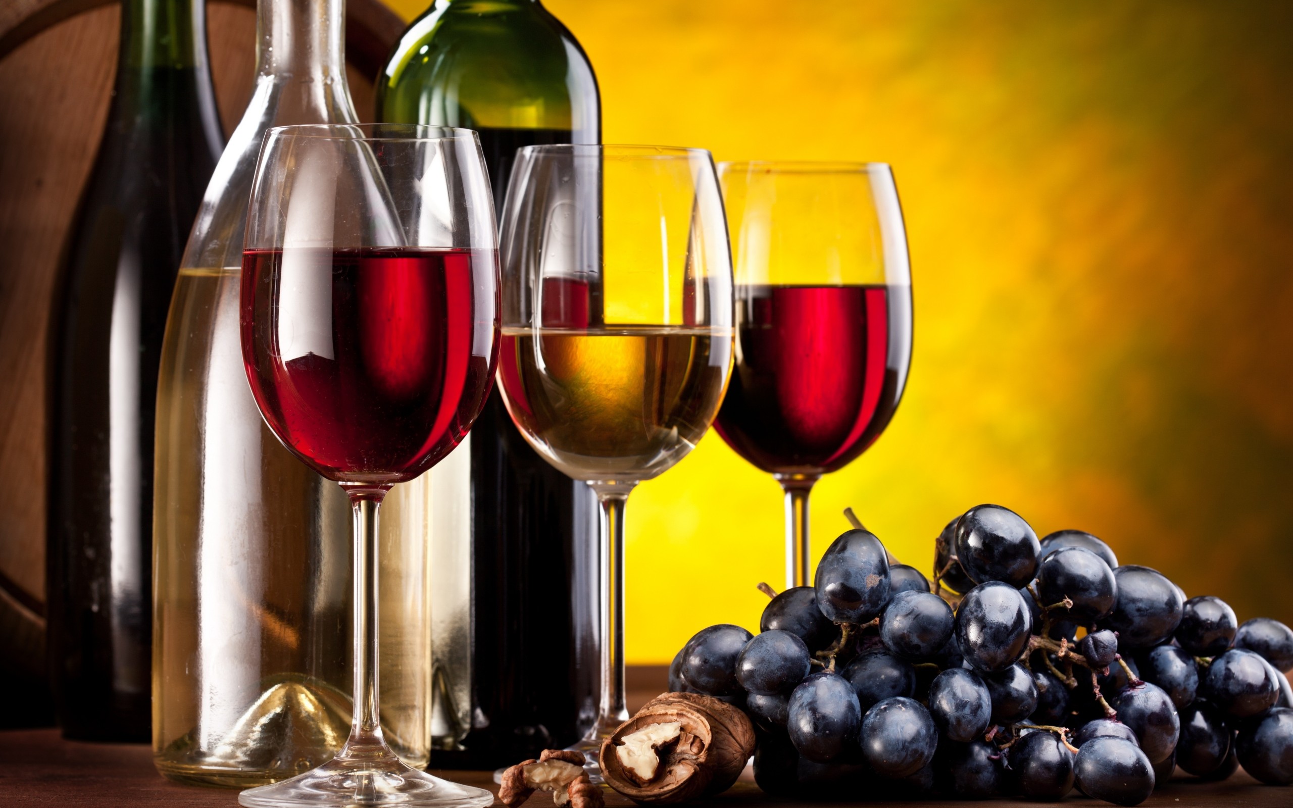 Free download wallpaper Food, Glasses, Bottle, Wine on your PC desktop