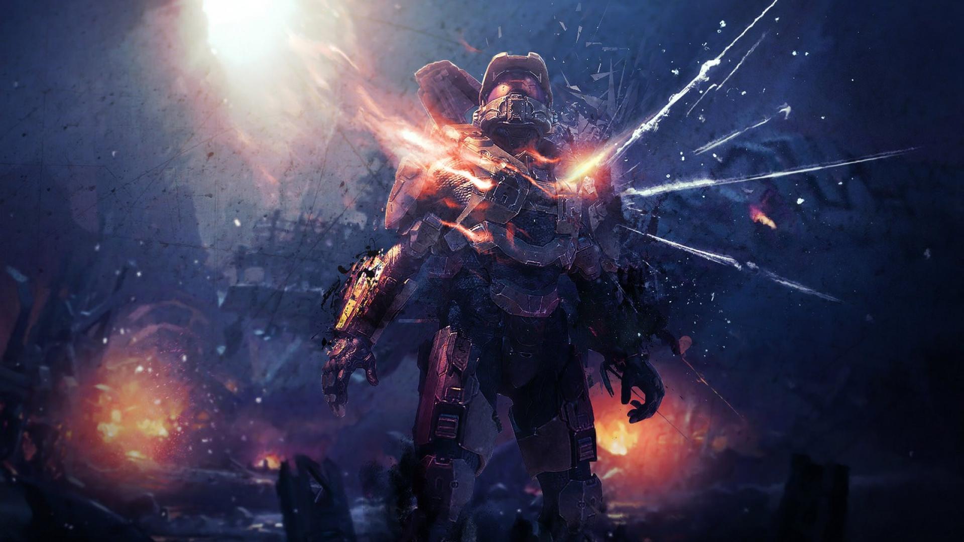 Free download wallpaper Halo, Sci Fi, Video Game, Master Chief, Halo 5: Guardians on your PC desktop