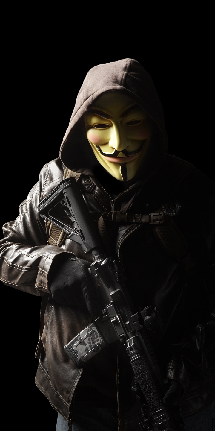 Download mobile wallpaper Technology, Anonymous for free.