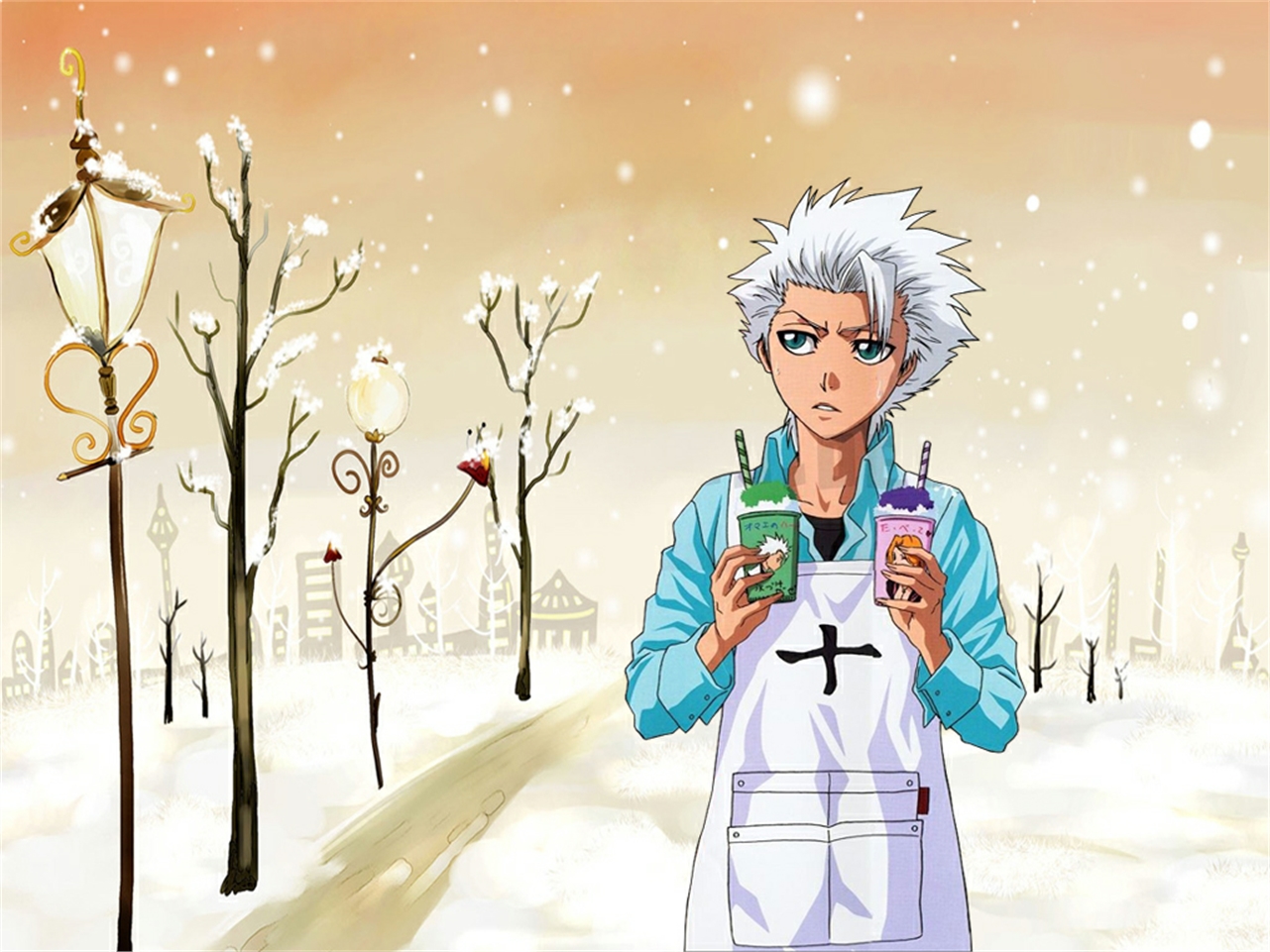 Baixar papel de parede para celular de Anime, Alvejante, Toshiro Hitsugaya gratuito.