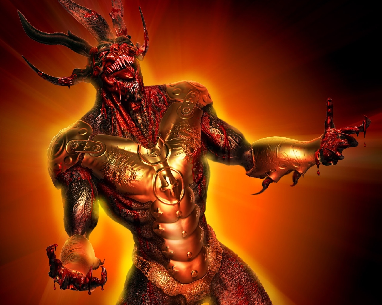 Free download wallpaper Fantasy, Dark, Demon on your PC desktop