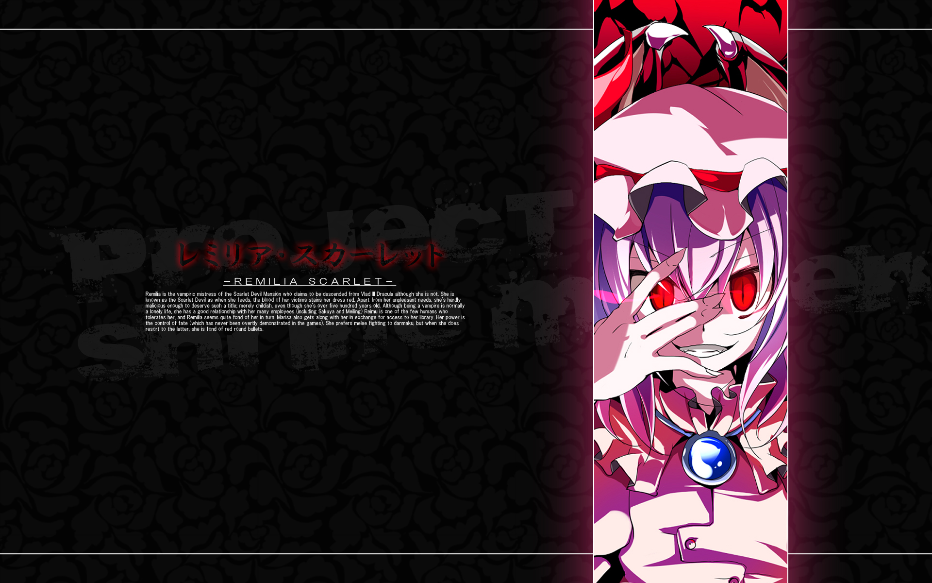 Download mobile wallpaper Remilia Scarlet, Touhou, Anime for free.