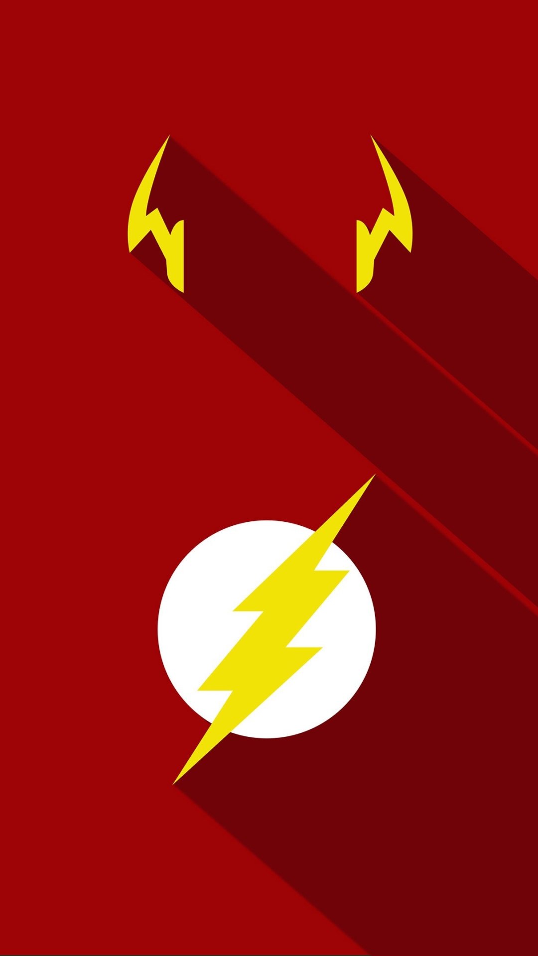 Descarga gratuita de fondo de pantalla para móvil de Destello, Logo, Minimalista, Historietas, Dc Comics, The Flash.