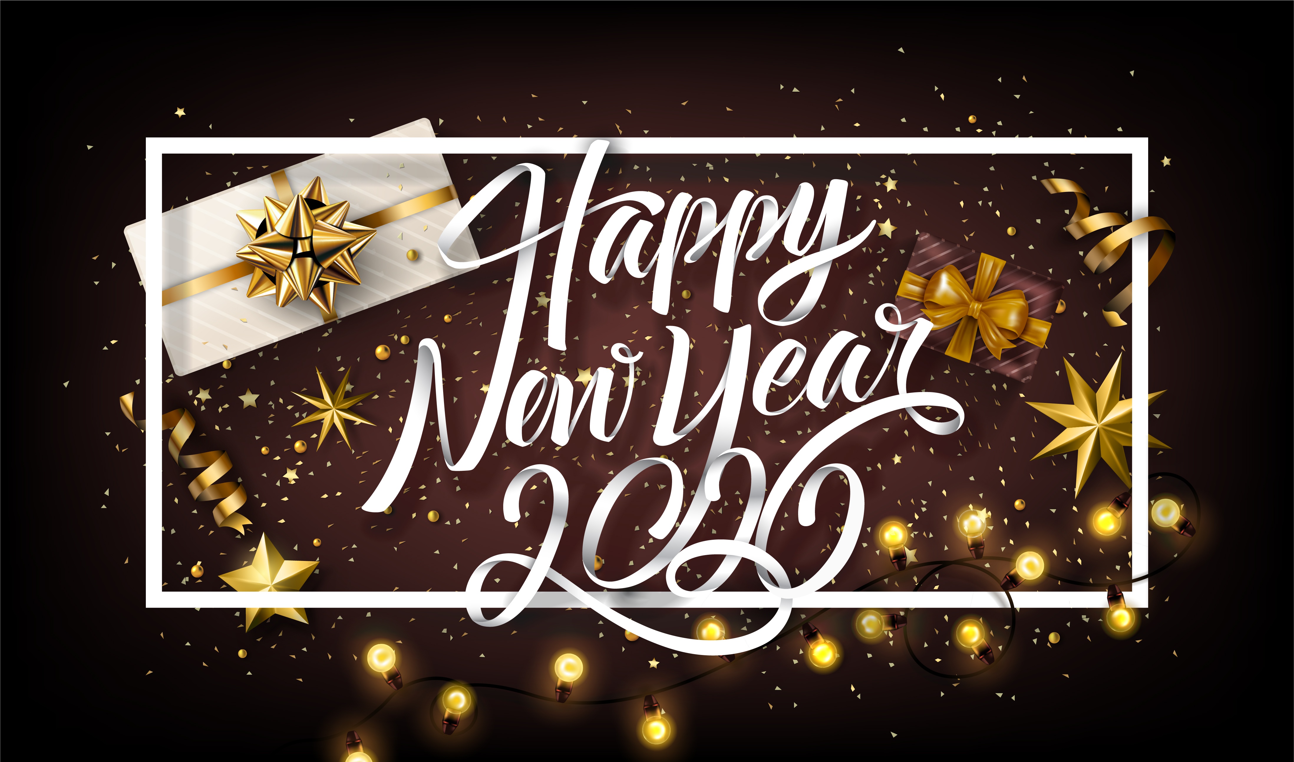 968883 Hintergrundbild herunterladen feiertage, neujahr 2020, geschenk, frohes neues jahr, neujahr - Bildschirmschoner und Bilder kostenlos