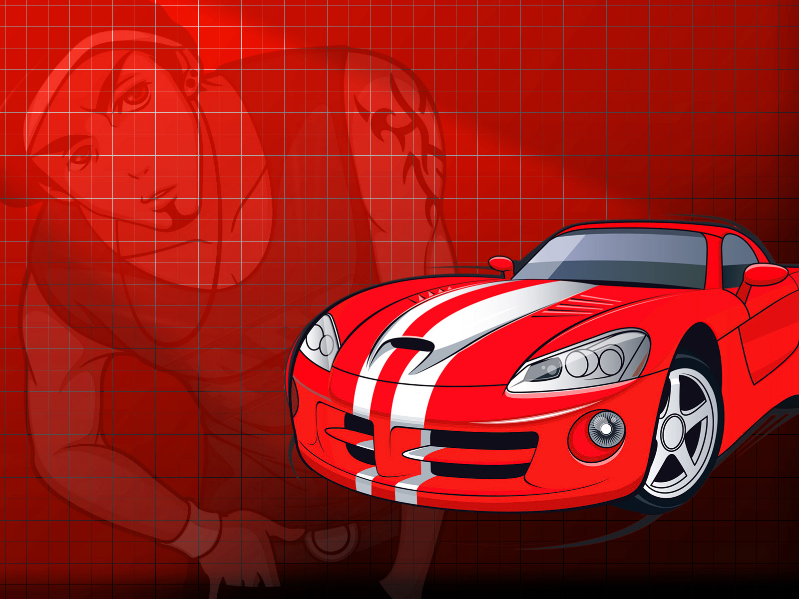 Download mobile wallpaper Anime, Car, Original for free.