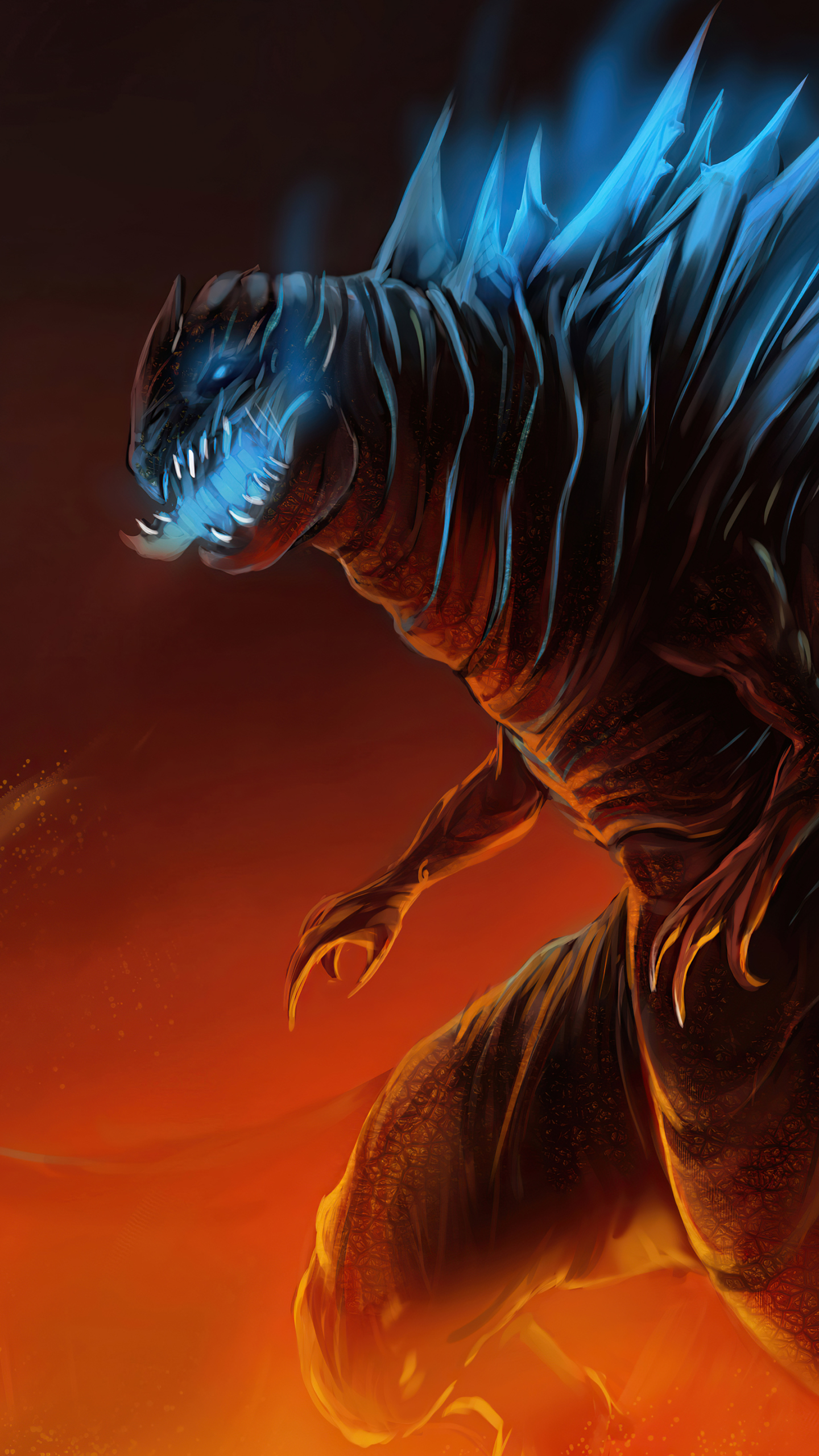Free download wallpaper Fantasy, Godzilla on your PC desktop