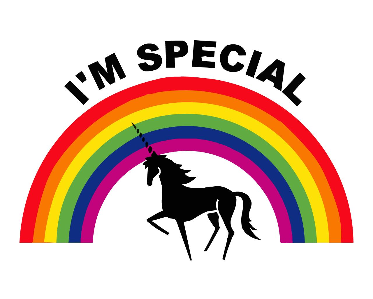 unicorn, rainbow, humor, mocking
