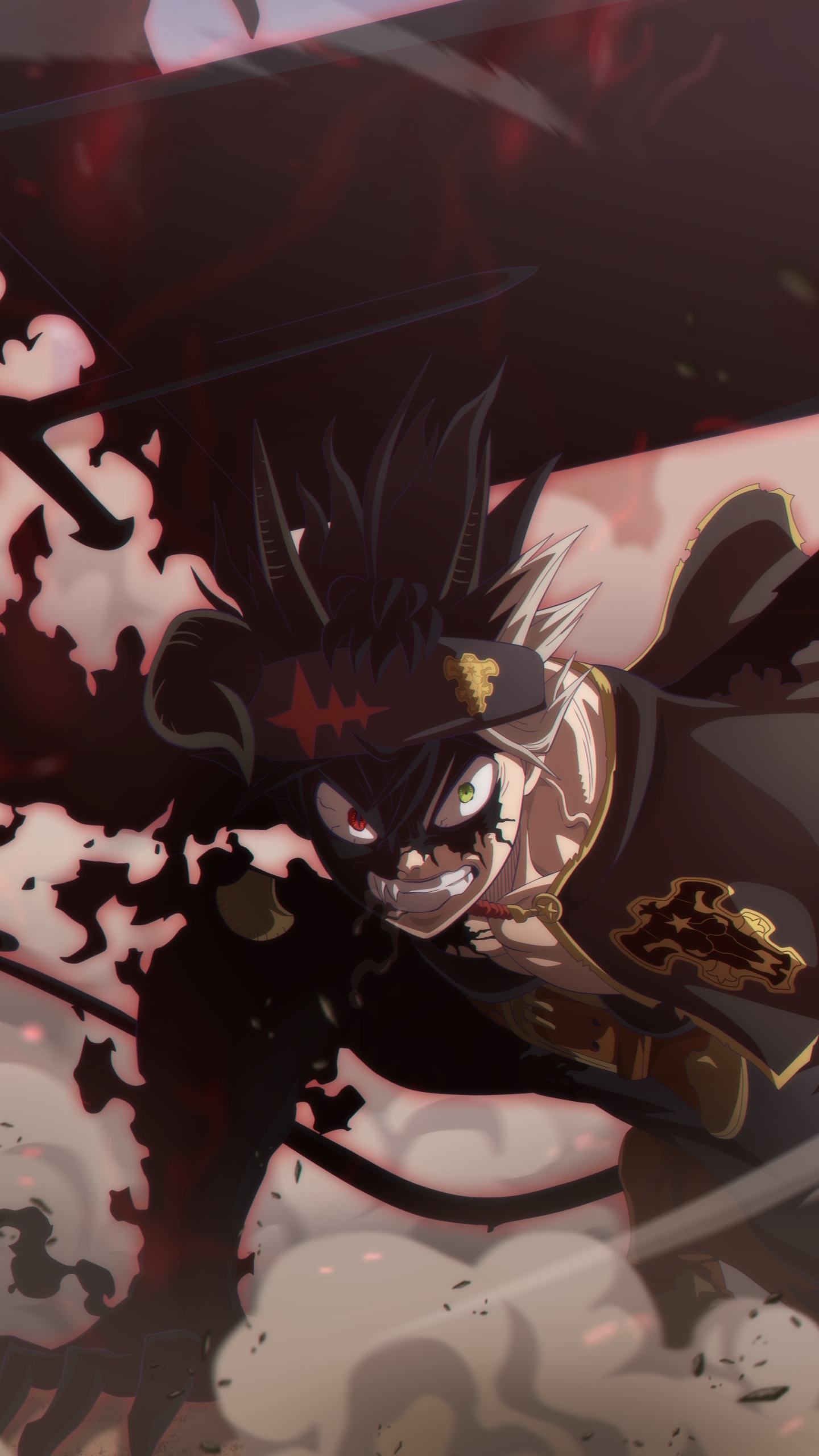 Handy-Wallpaper Animes, Asta (Schwarzklee), Black Clover kostenlos herunterladen.