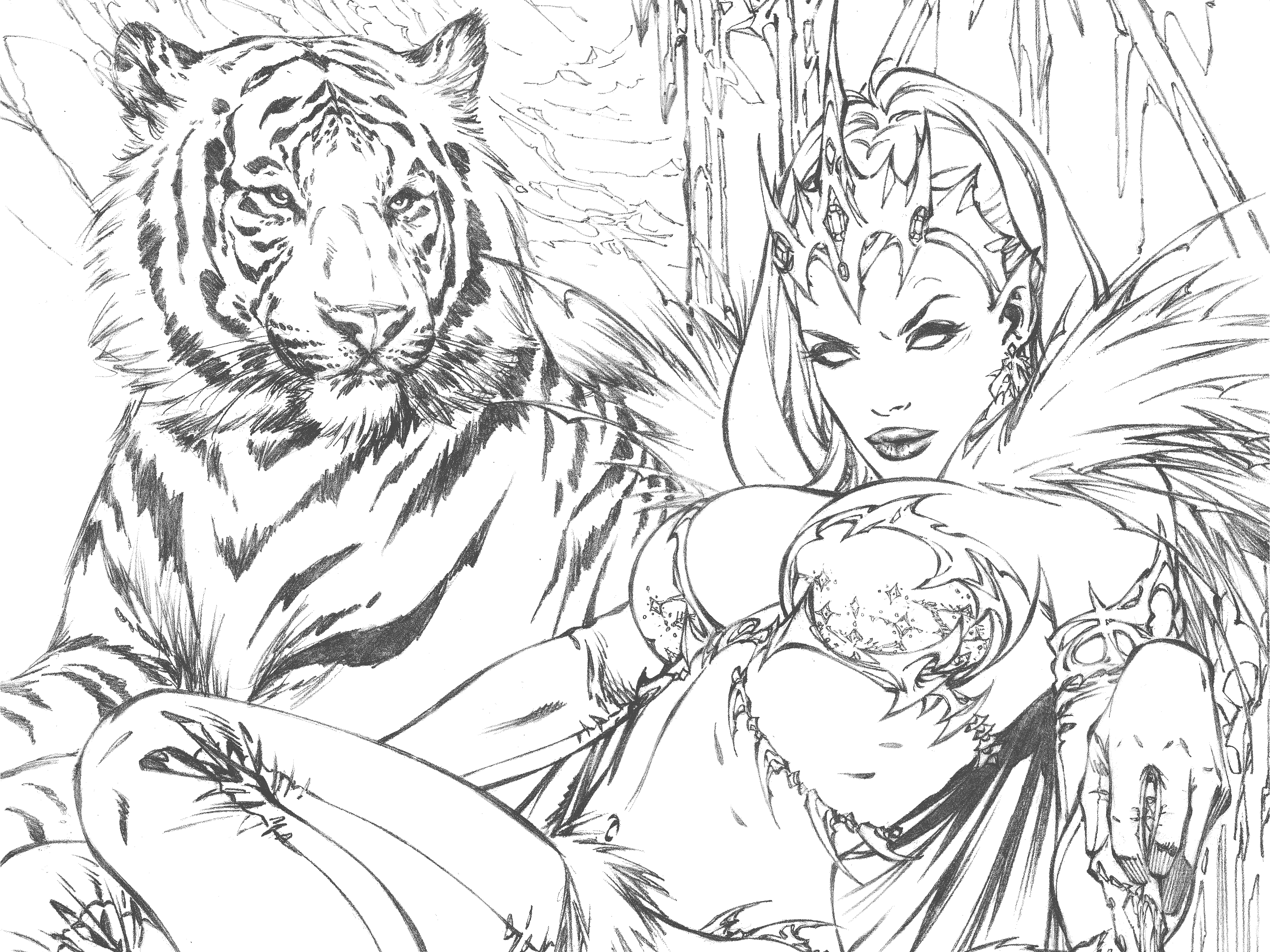 Laden Sie das Die Schneekönigin, Comics-Bild kostenlos auf Ihren PC-Desktop herunter