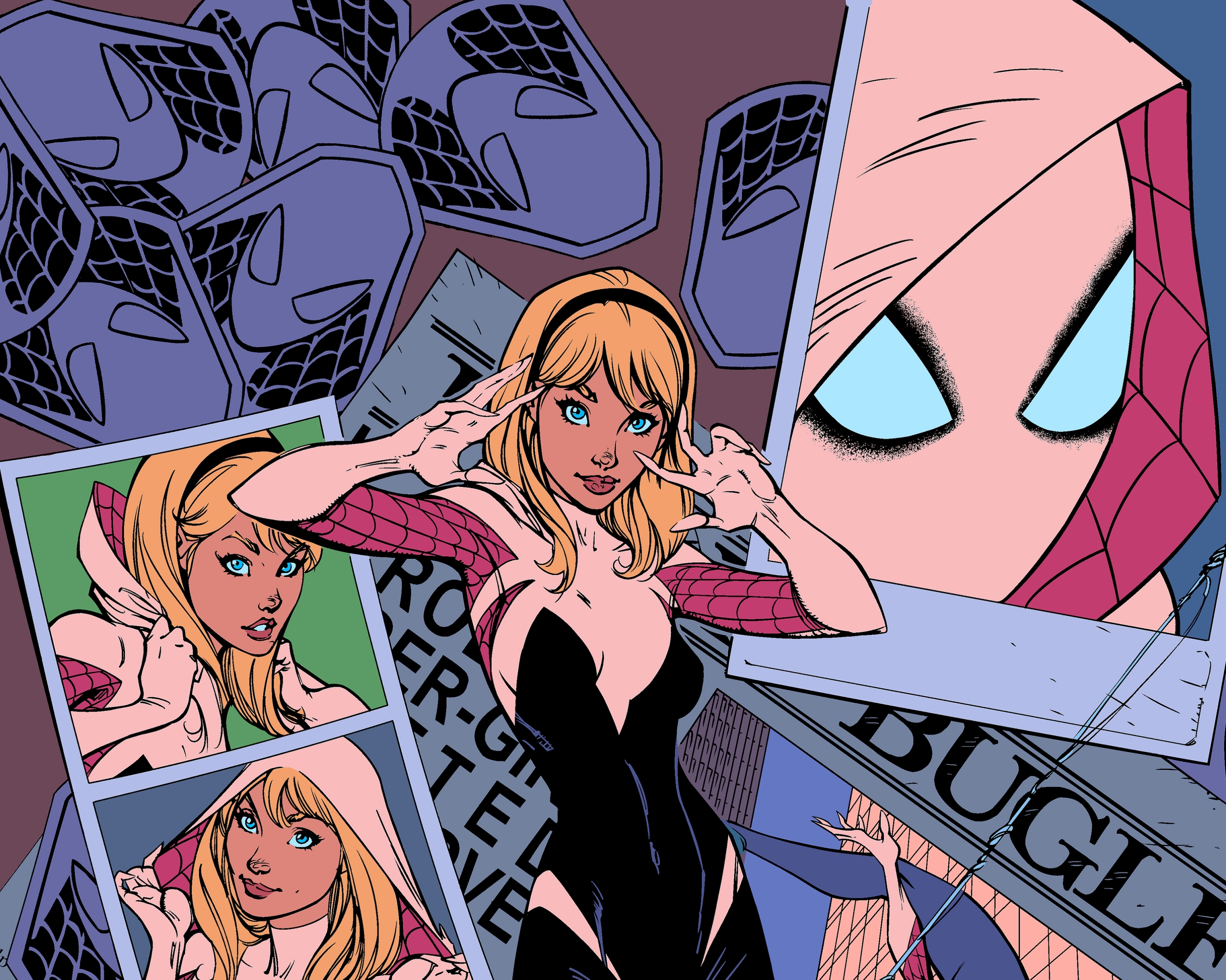 Baixar papel de parede para celular de História Em Quadrinhos, Spider Gwen gratuito.