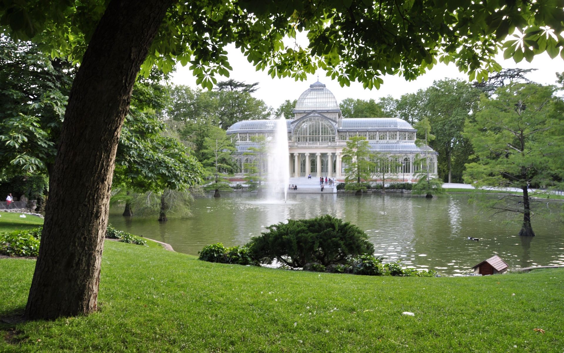 642173 Hintergrundbild herunterladen menschengemacht, palacio de cristal - Bildschirmschoner und Bilder kostenlos