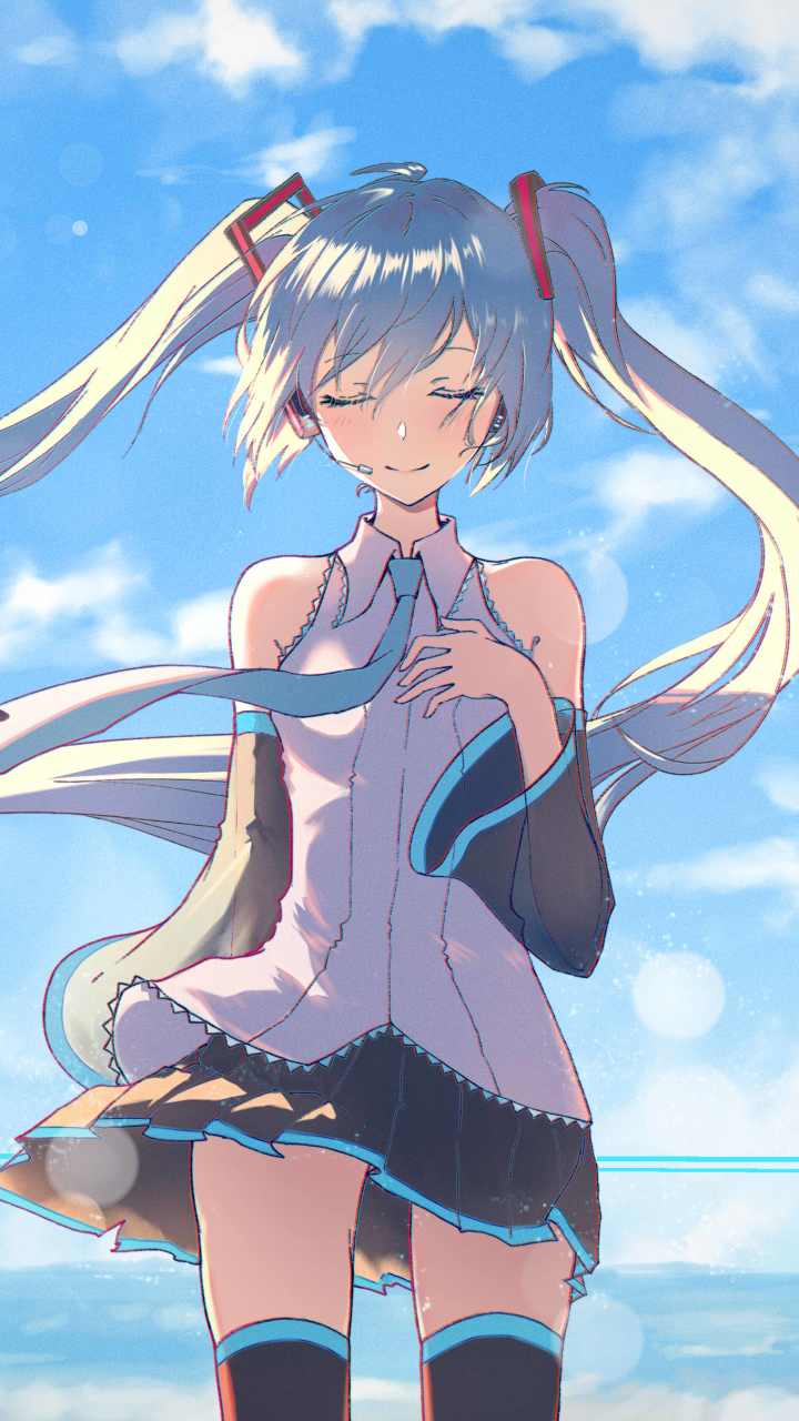 Handy-Wallpaper Vocaloid, Hatsune Miku, Animes kostenlos herunterladen.