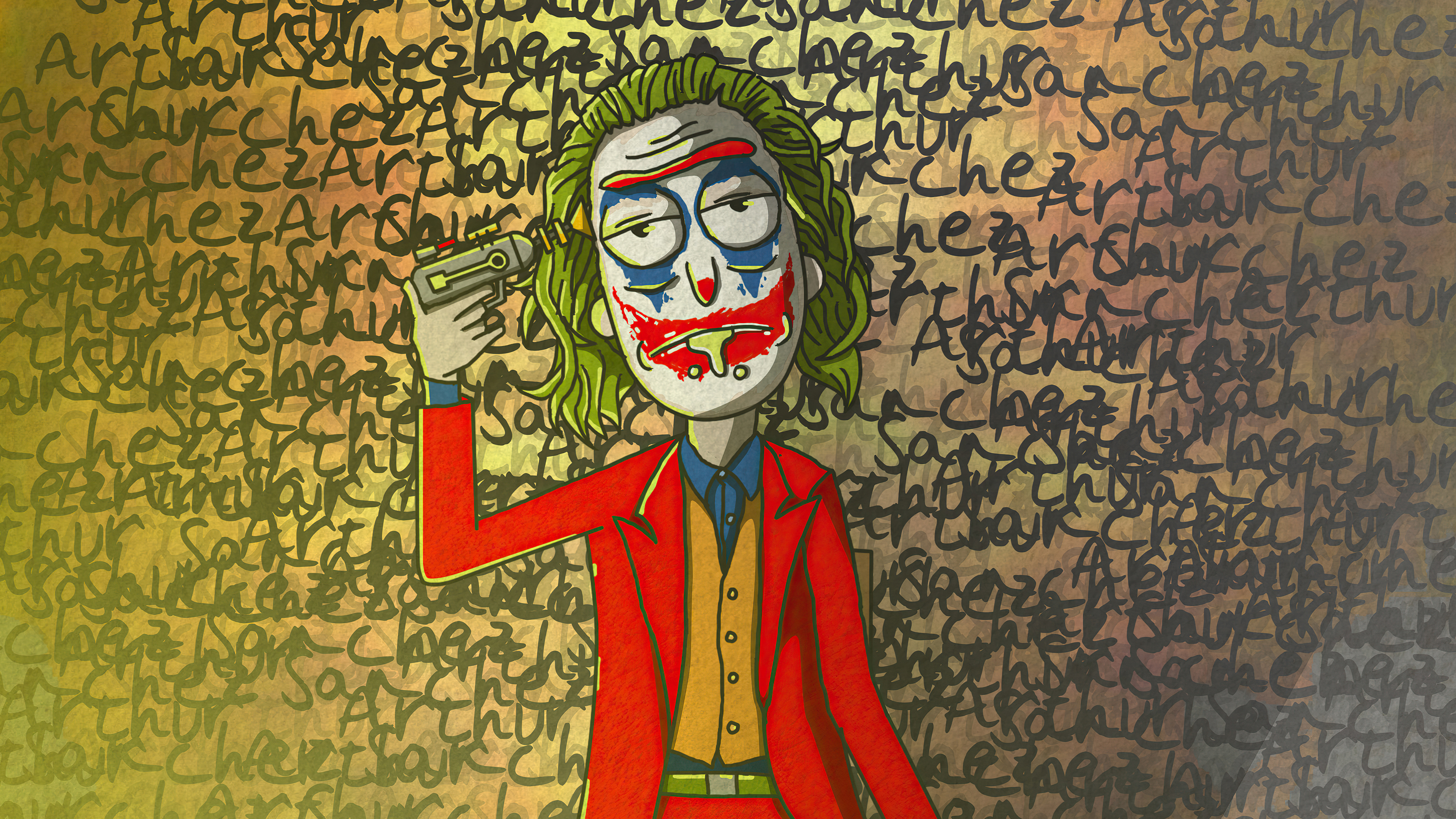 Handy-Wallpaper Joker, Crossover, Fernsehserien, Dc Comics, Rick Sánchez, Rick Und Morty kostenlos herunterladen.