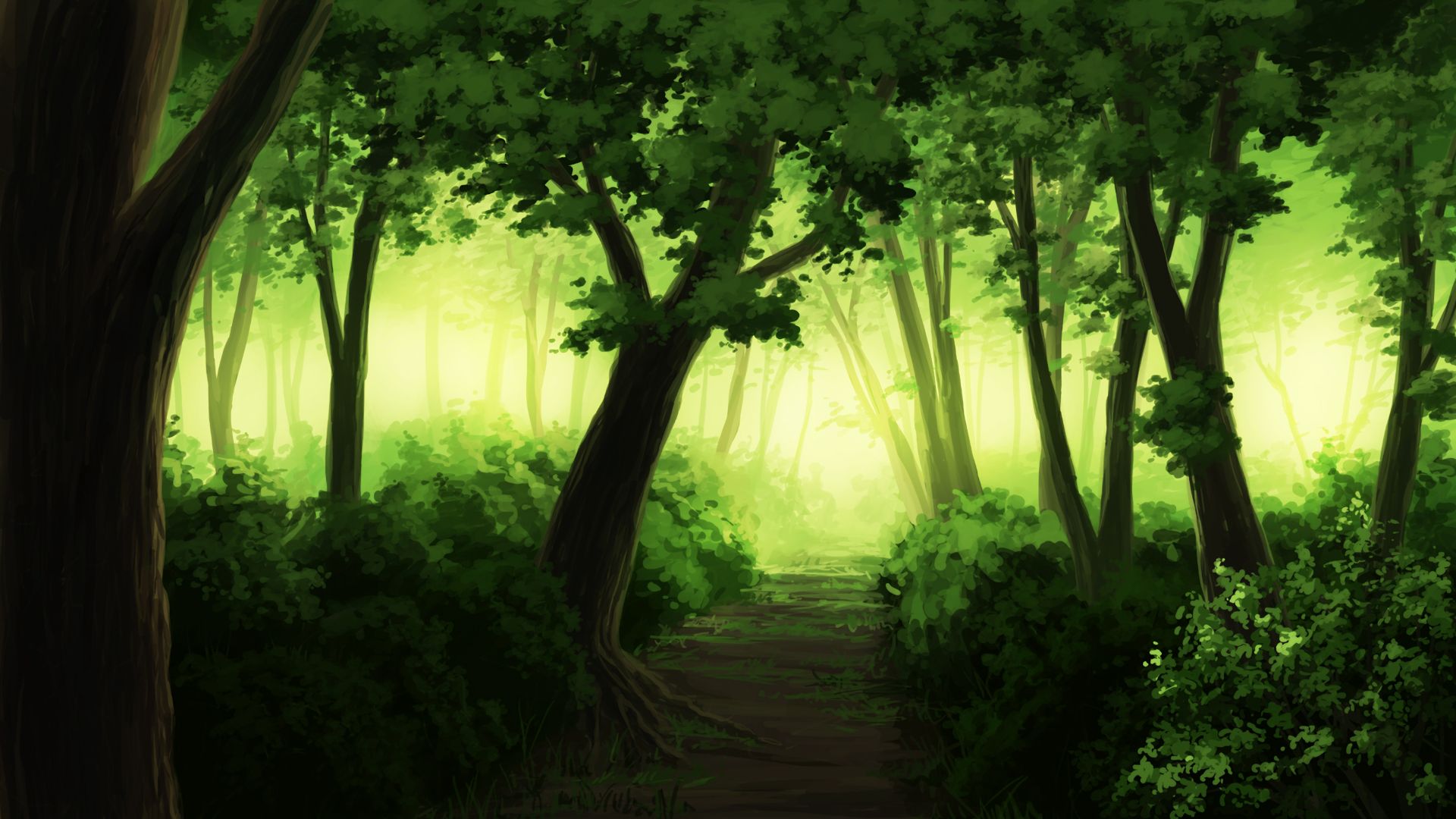 Laden Sie das Wald, Animes-Bild kostenlos auf Ihren PC-Desktop herunter
