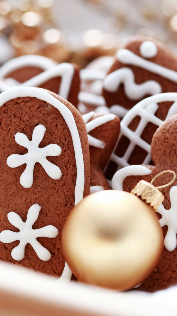 Download mobile wallpaper Christmas, Holiday, Gingerbread, Cookie, Christmas Ornaments for free.
