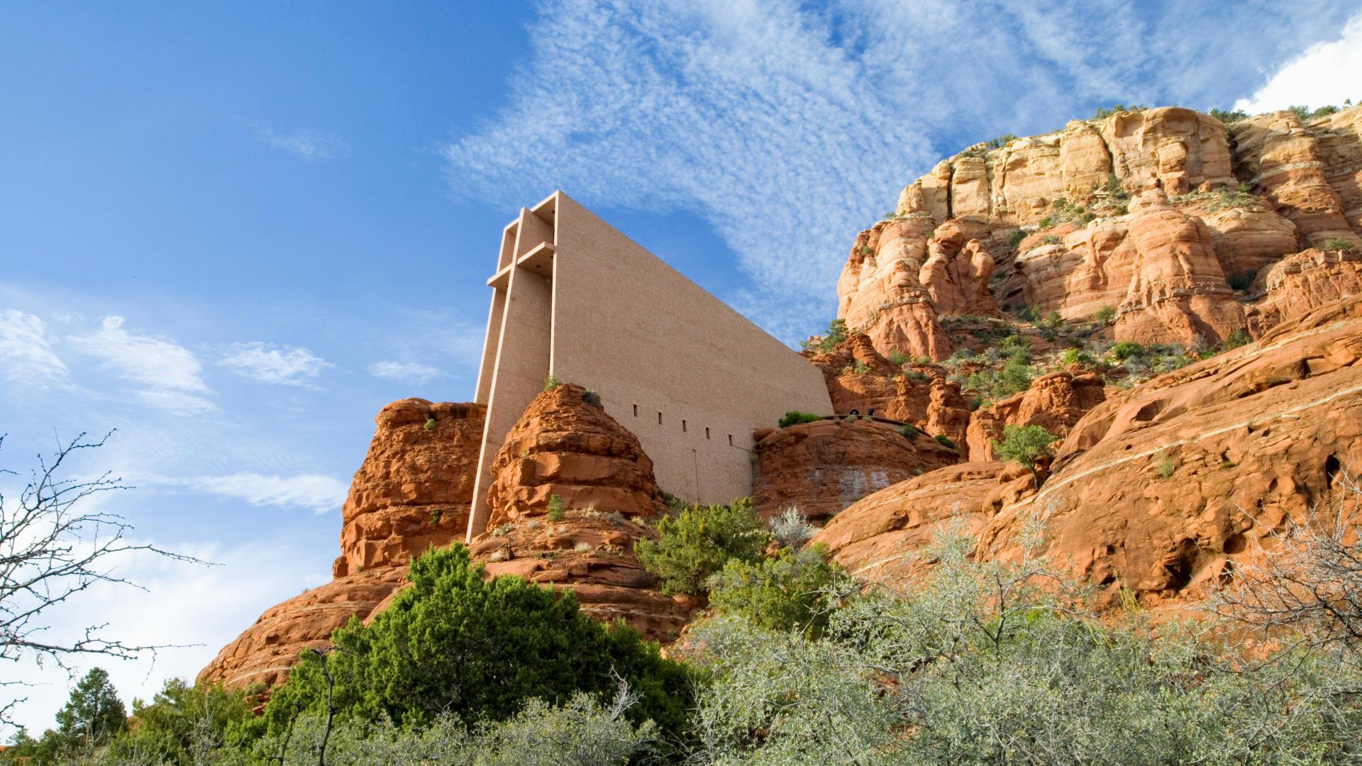 Download mobile wallpaper Chapel, Arizona, Religious for free.