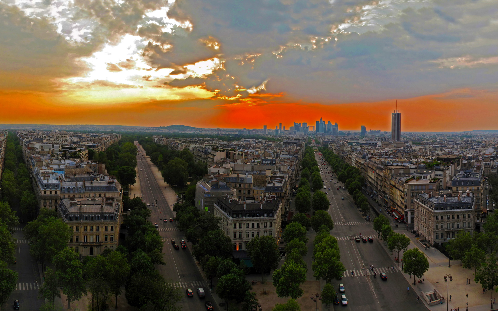 PCデスクトップに都市, パリ, フランス, Hdr, マンメイド画像を無料でダウンロード