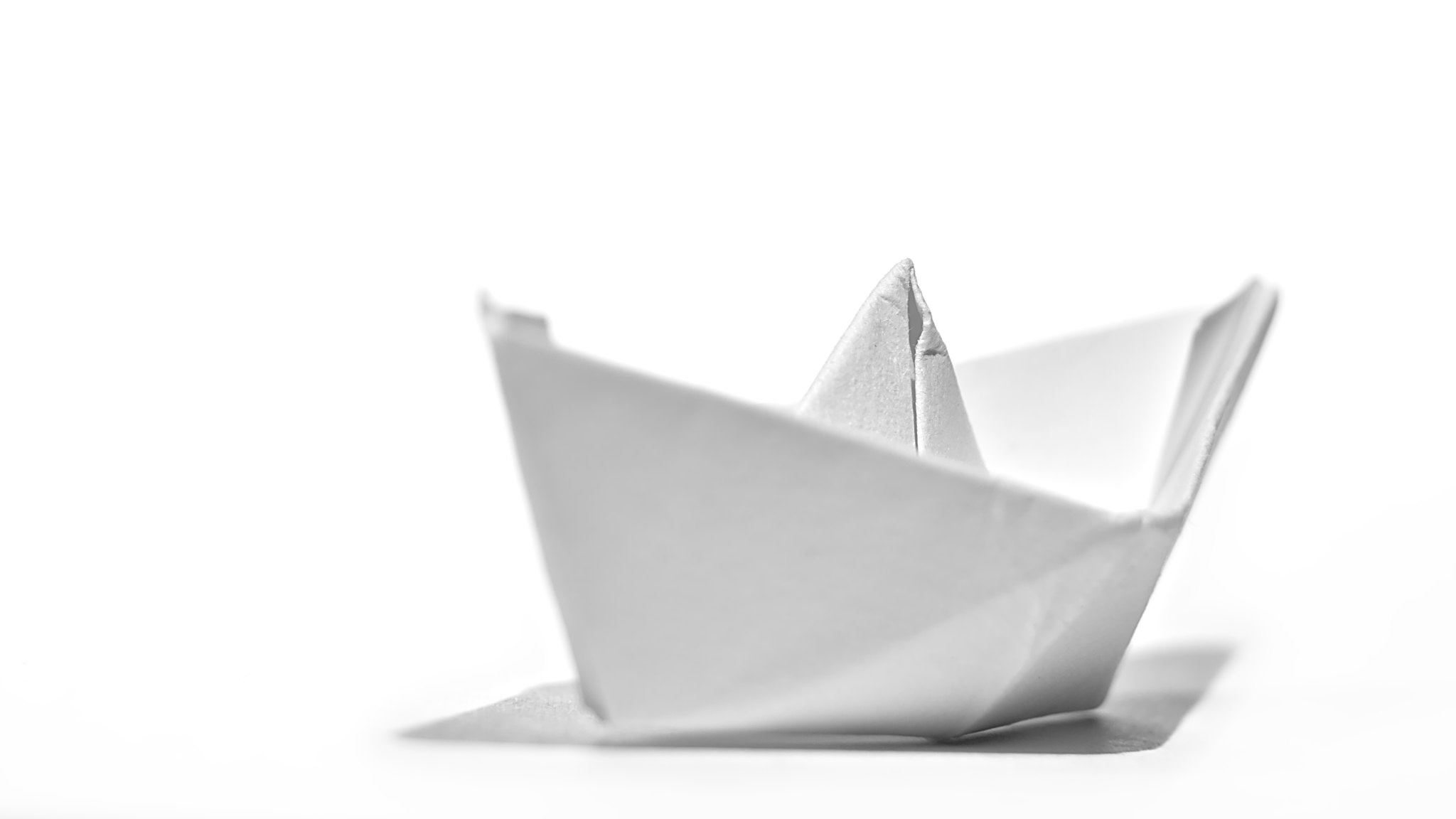 Скачать обои бесплатно Лодка, Оригами, Сделано Человеком картинка на рабочий стол ПК