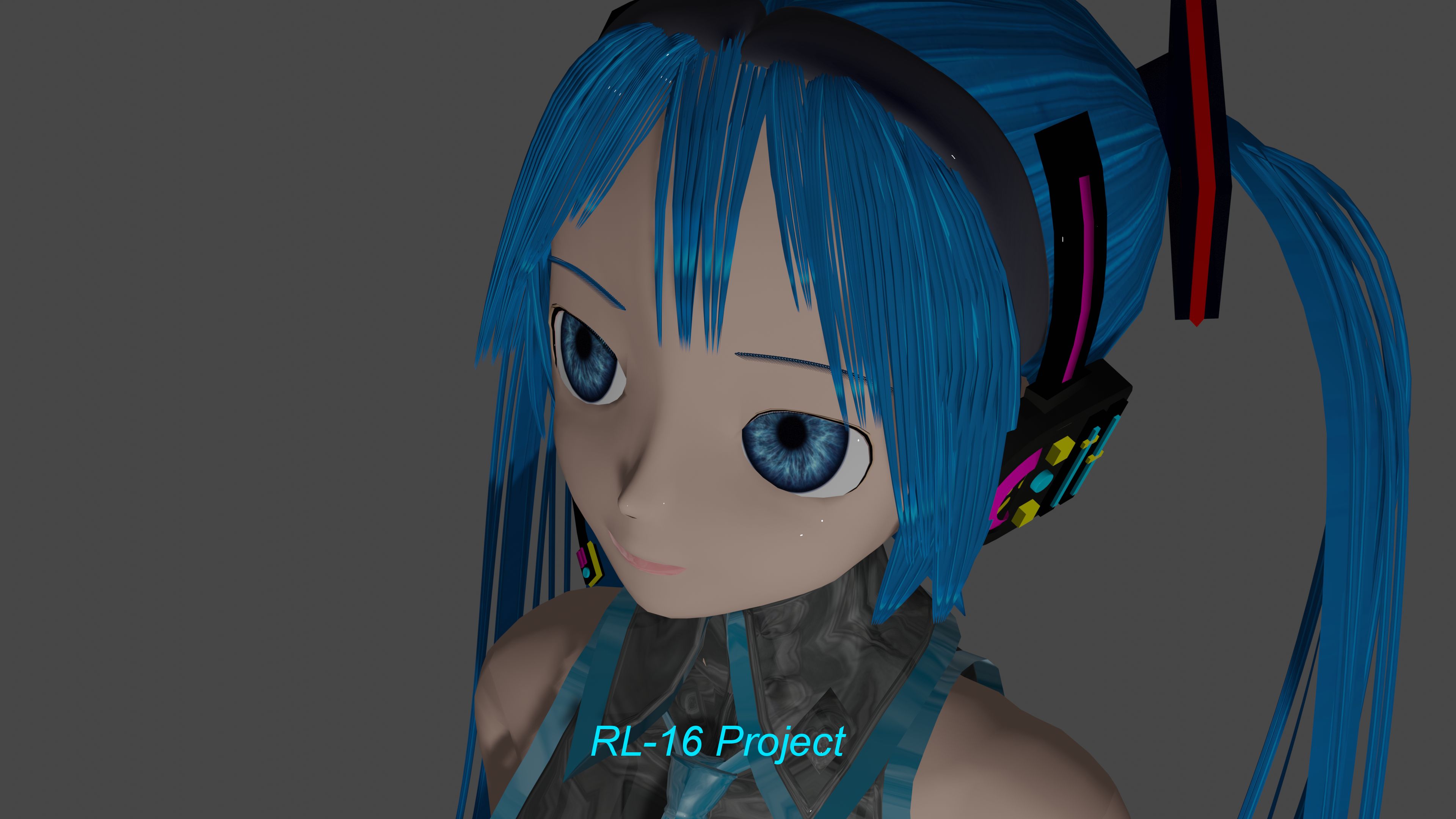 Téléchargez gratuitement l'image Vocaloïde, Mixeur, Yeux Bleus, Animé, Cheveux Bleus, Hatsune Miku, Cheveux Longs, Mélangeur 3D sur le bureau de votre PC