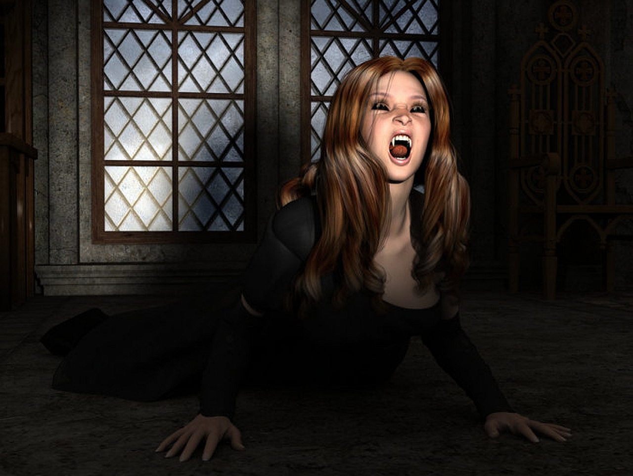 Free download wallpaper Fantasy, Vampire on your PC desktop