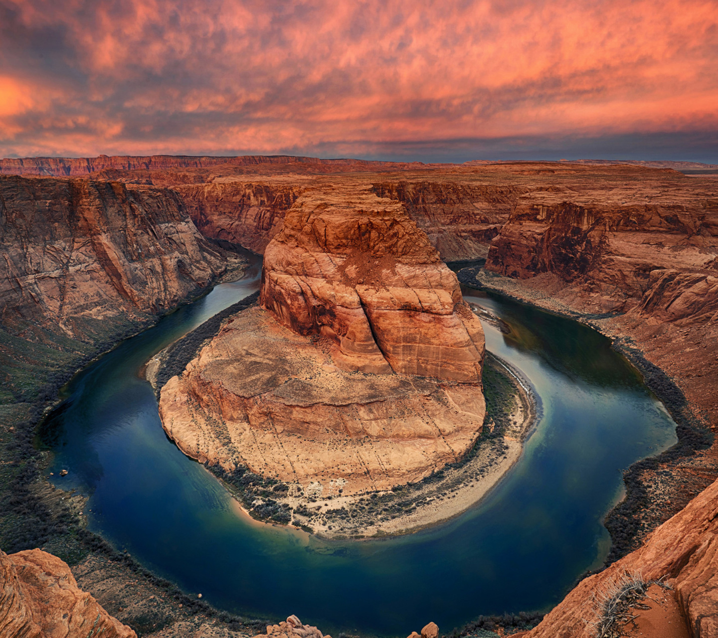 Download mobile wallpaper Earth, Canyons, River, Horseshoe Bend for free.