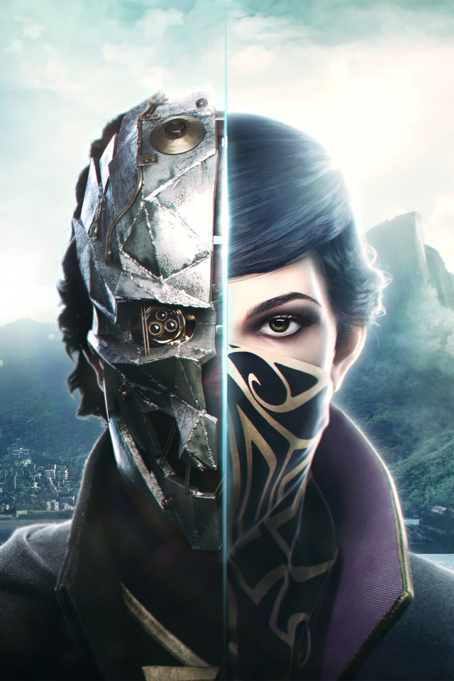 Baixar papel de parede para celular de Desonrado, Videogame, Corvo Attano, Dishonored 2, Emily Kaldwin gratuito.