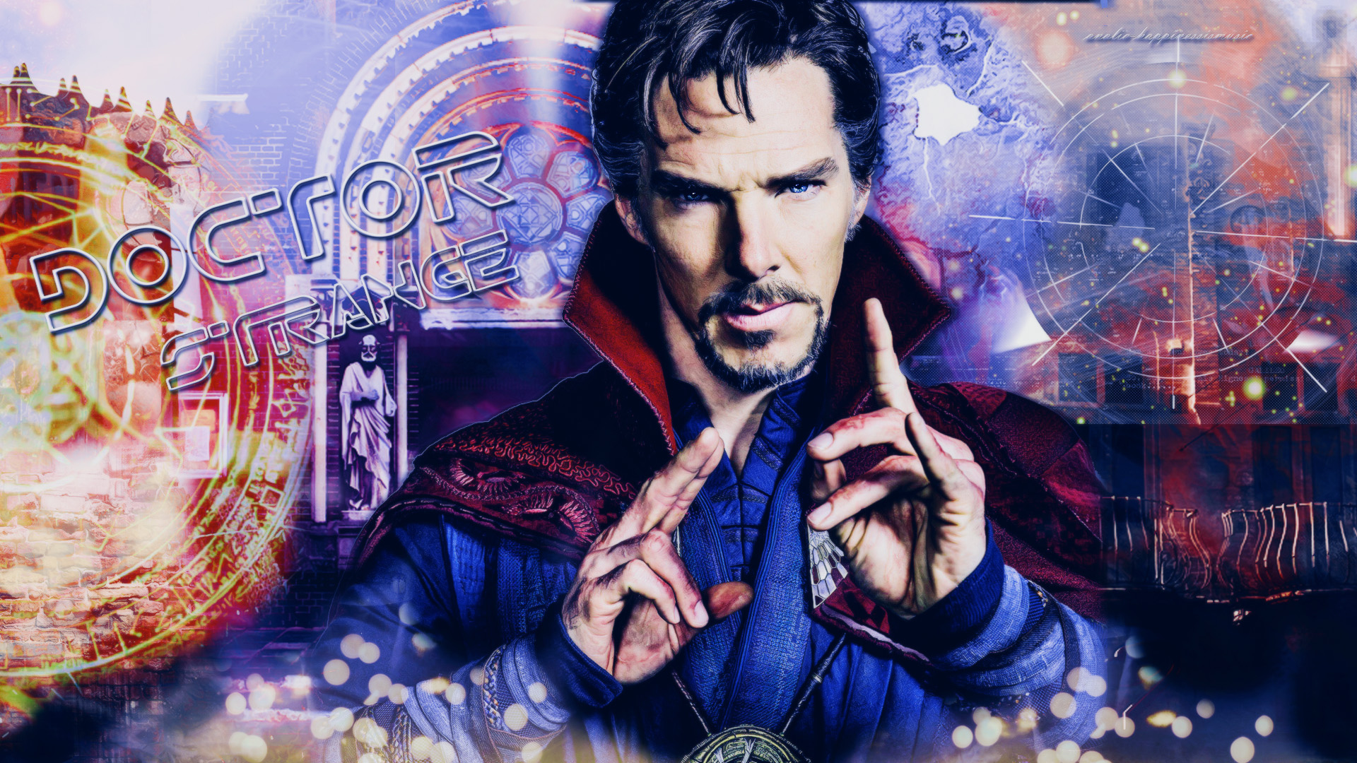 Download mobile wallpaper Benedict Cumberbatch, Movie, Doctor Strange for free.